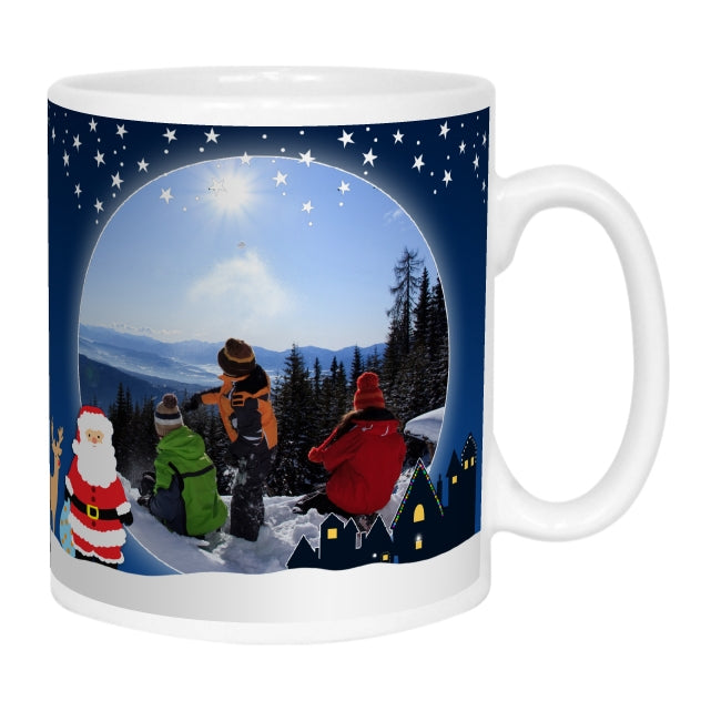 Christmas Night Photo & Message Mug