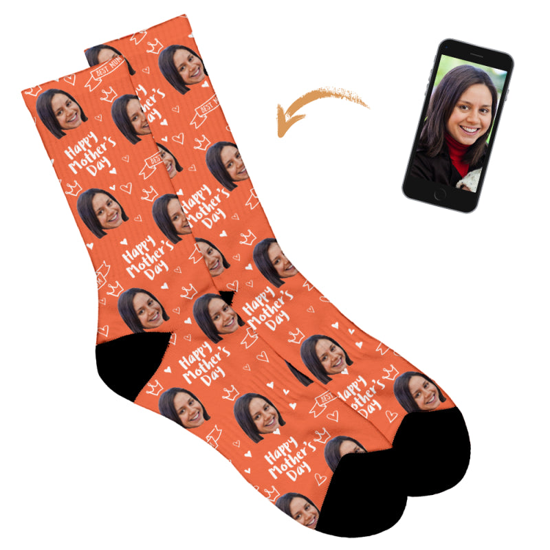 Happy Mother's Day Socks - Crown Design