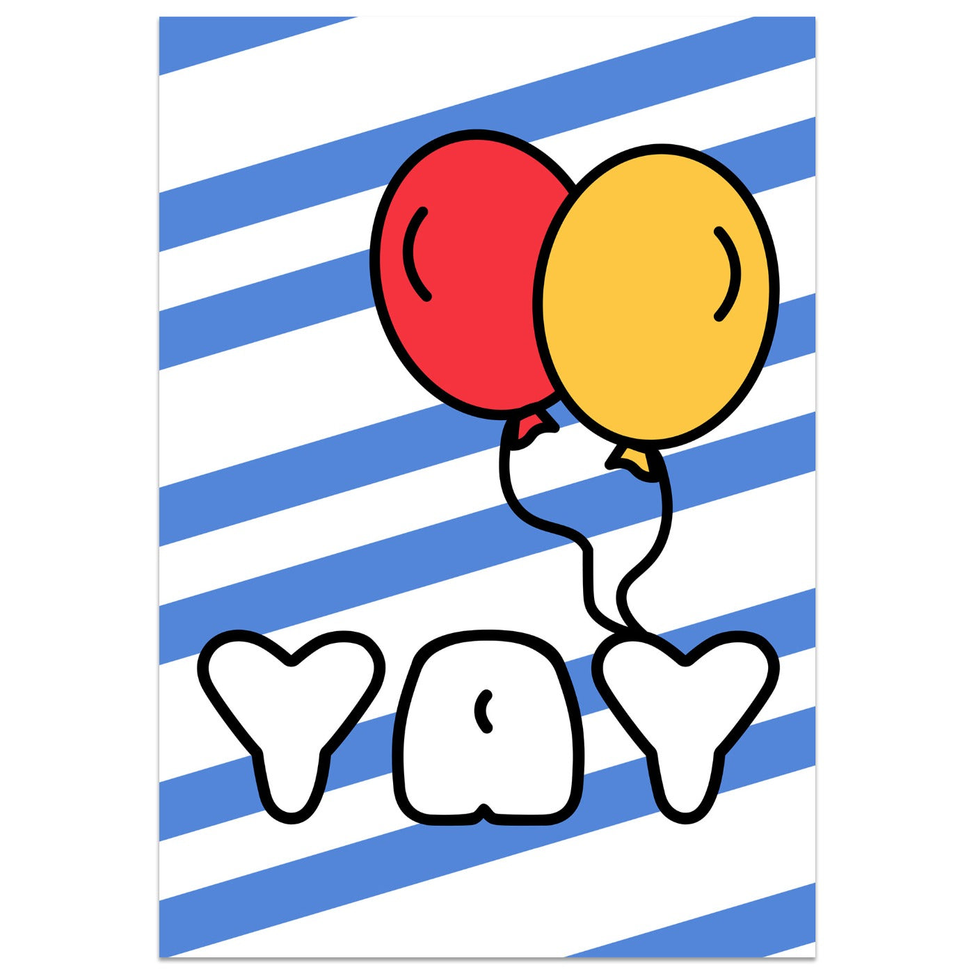 Yay Balloon Card