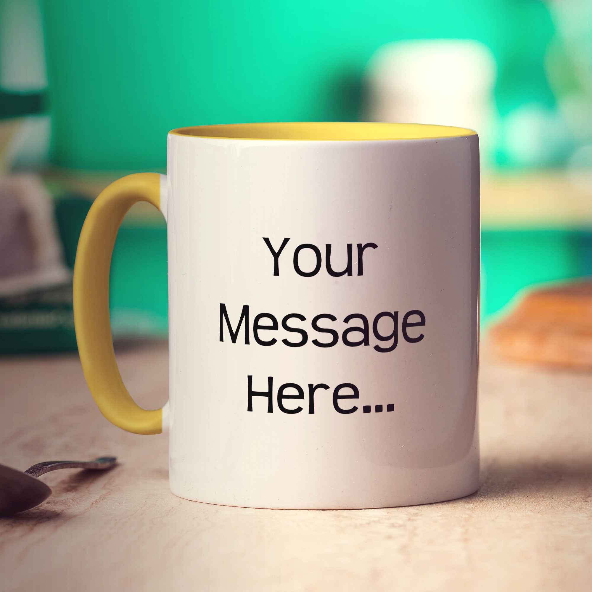 Personalised Photo Mug With Message