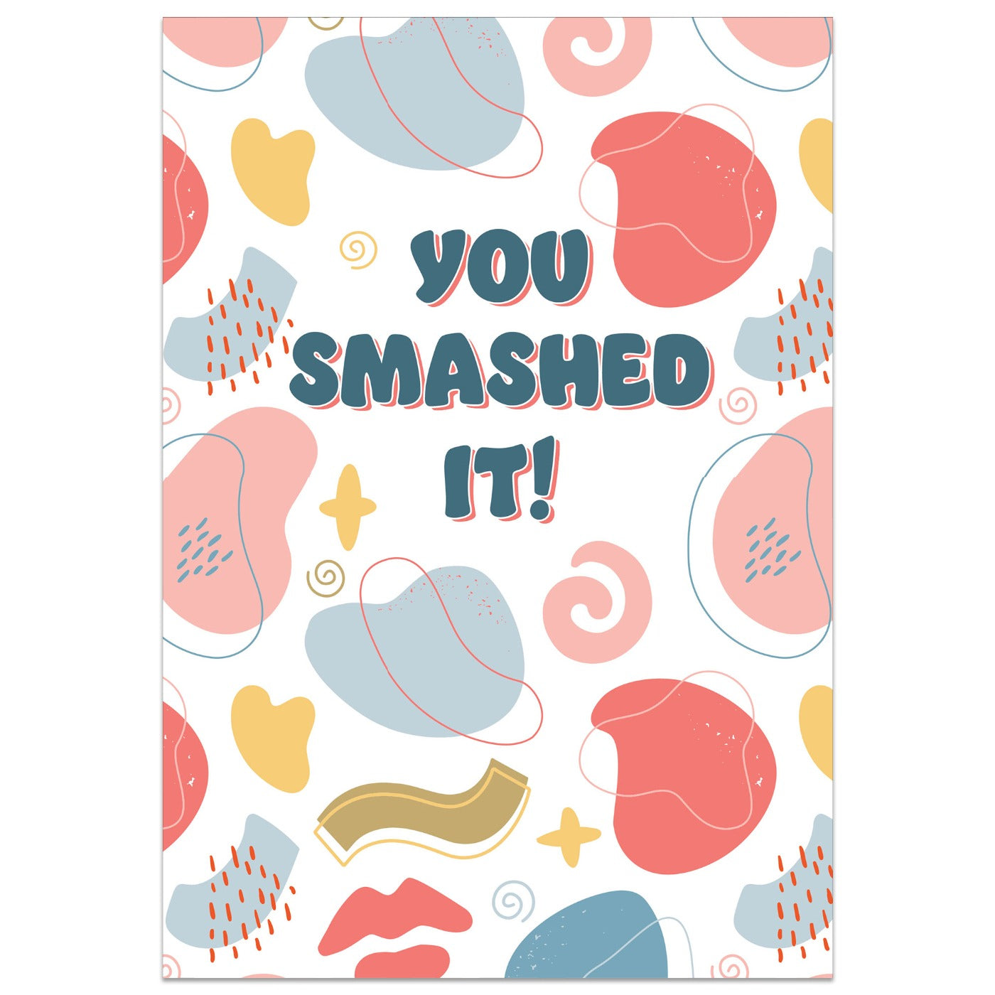 You Smashed It! Card