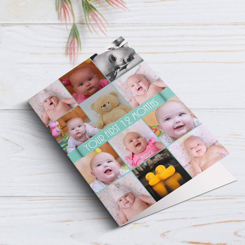 Your First 12 Months Card Lying Down