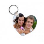 Heart Shape Photo Keyring