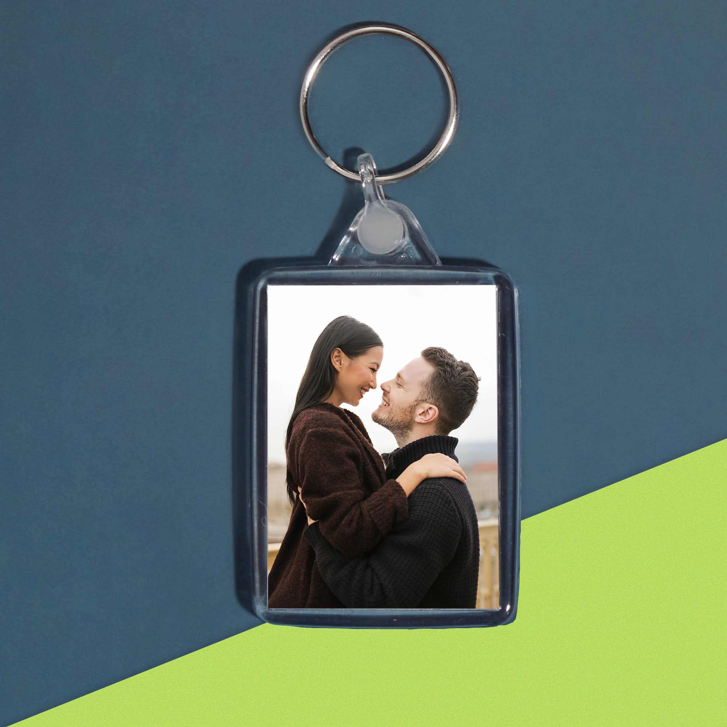 Acrylic Photo Keyring - Portrait