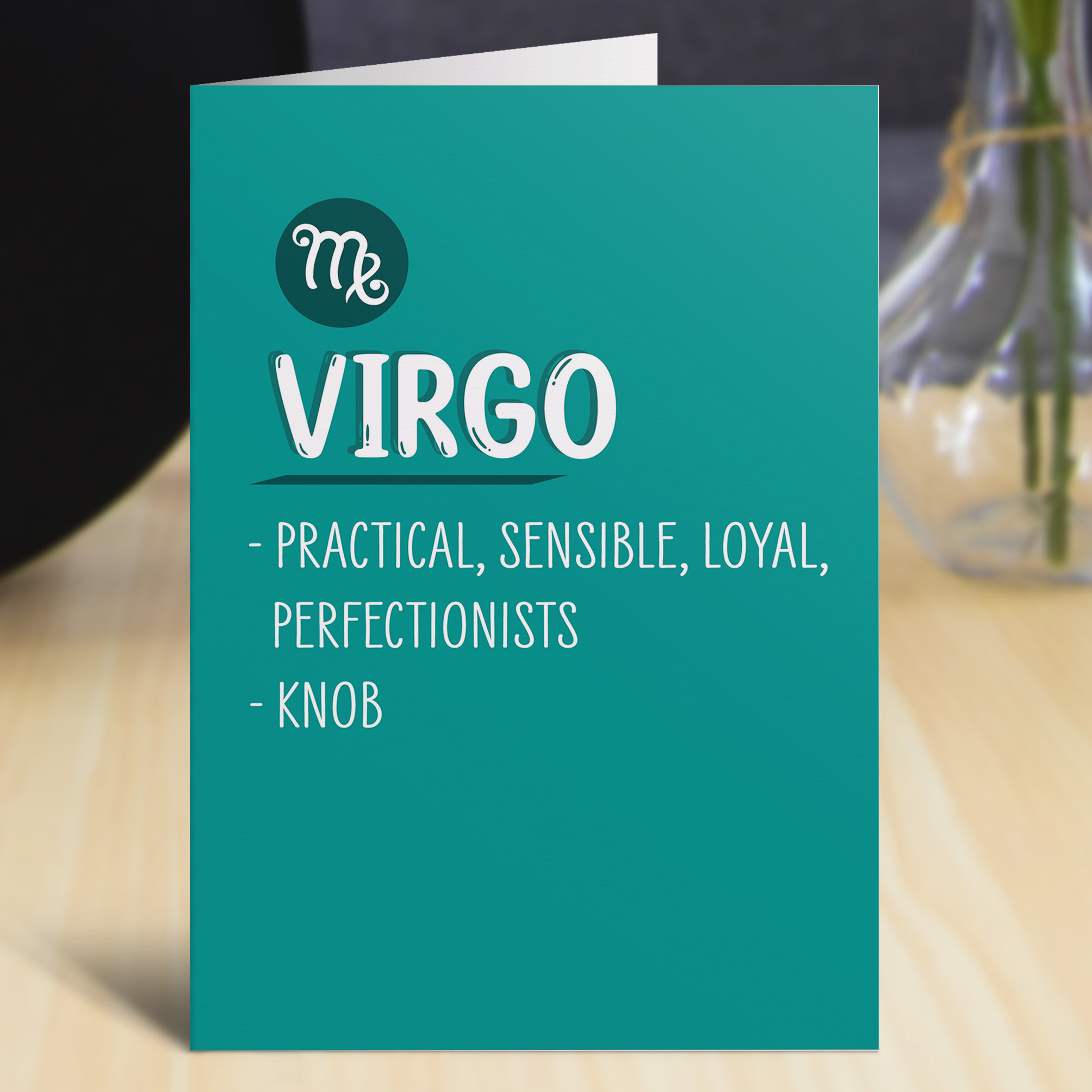 Virgo Definition Birthday Card