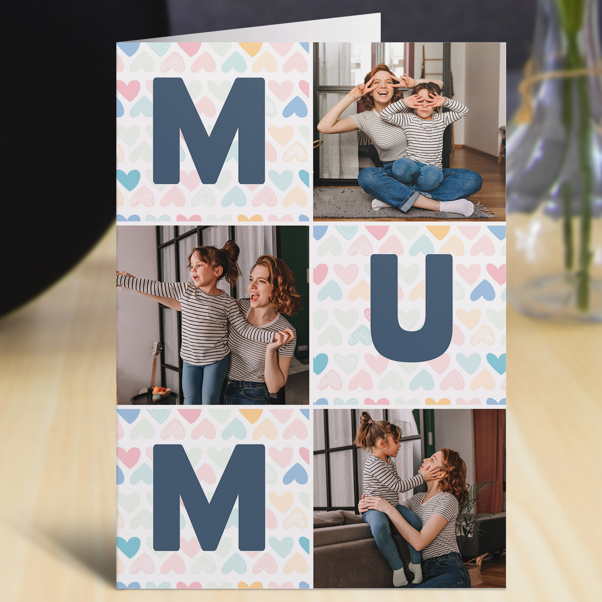 Mum Photo Grid Card