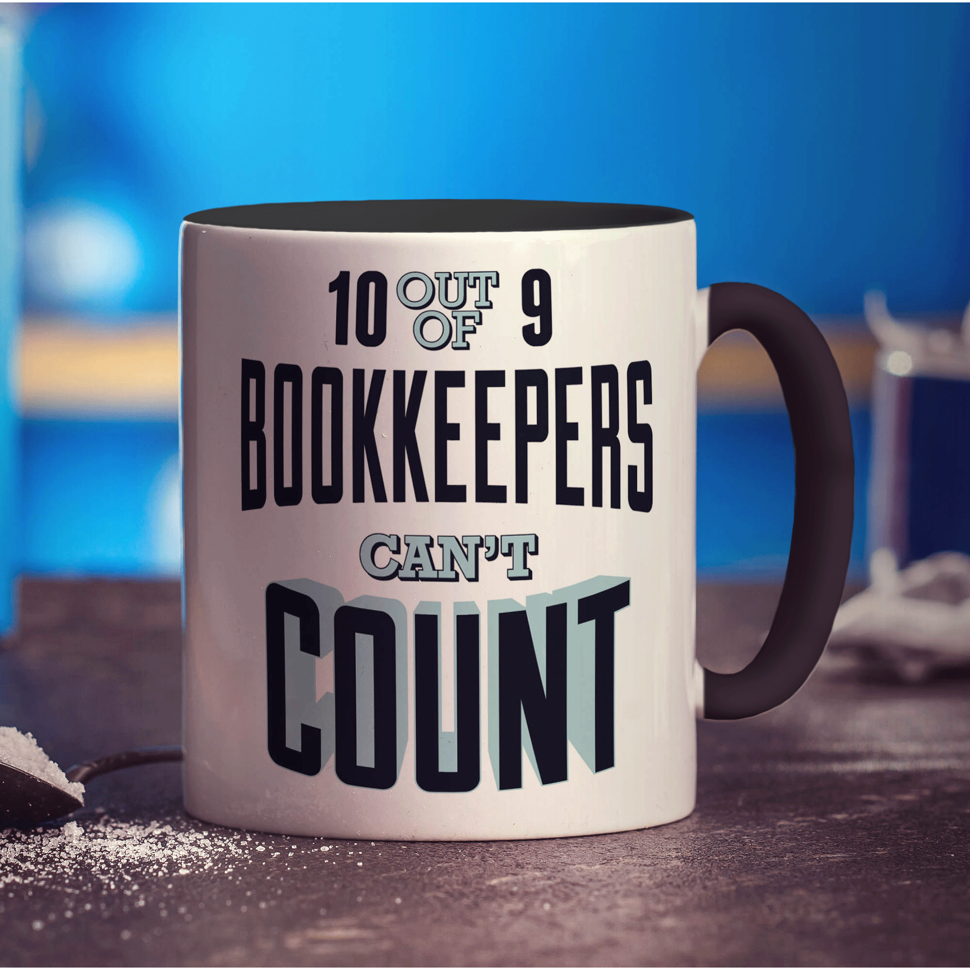 10 out of 9 Bookkeepers Can't Count Mug