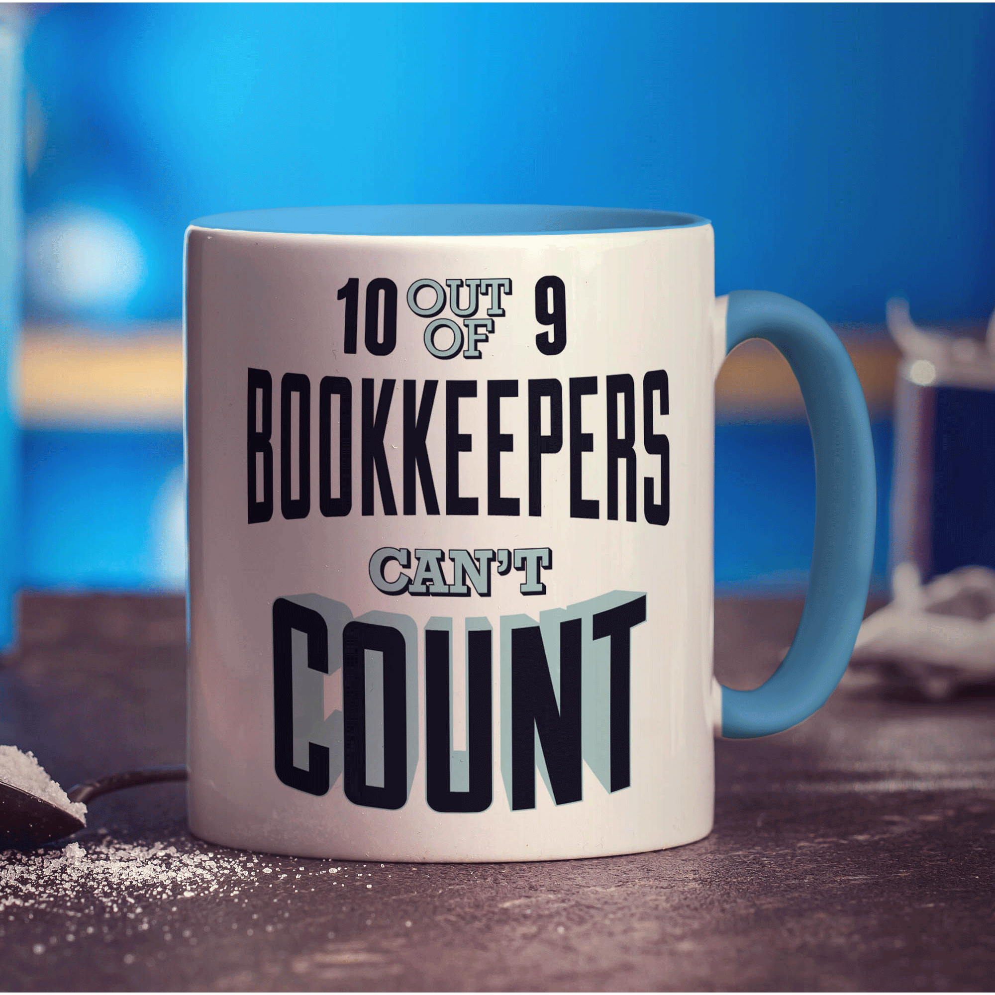 10 out of 9 Bookkeepers Can't Count Mug