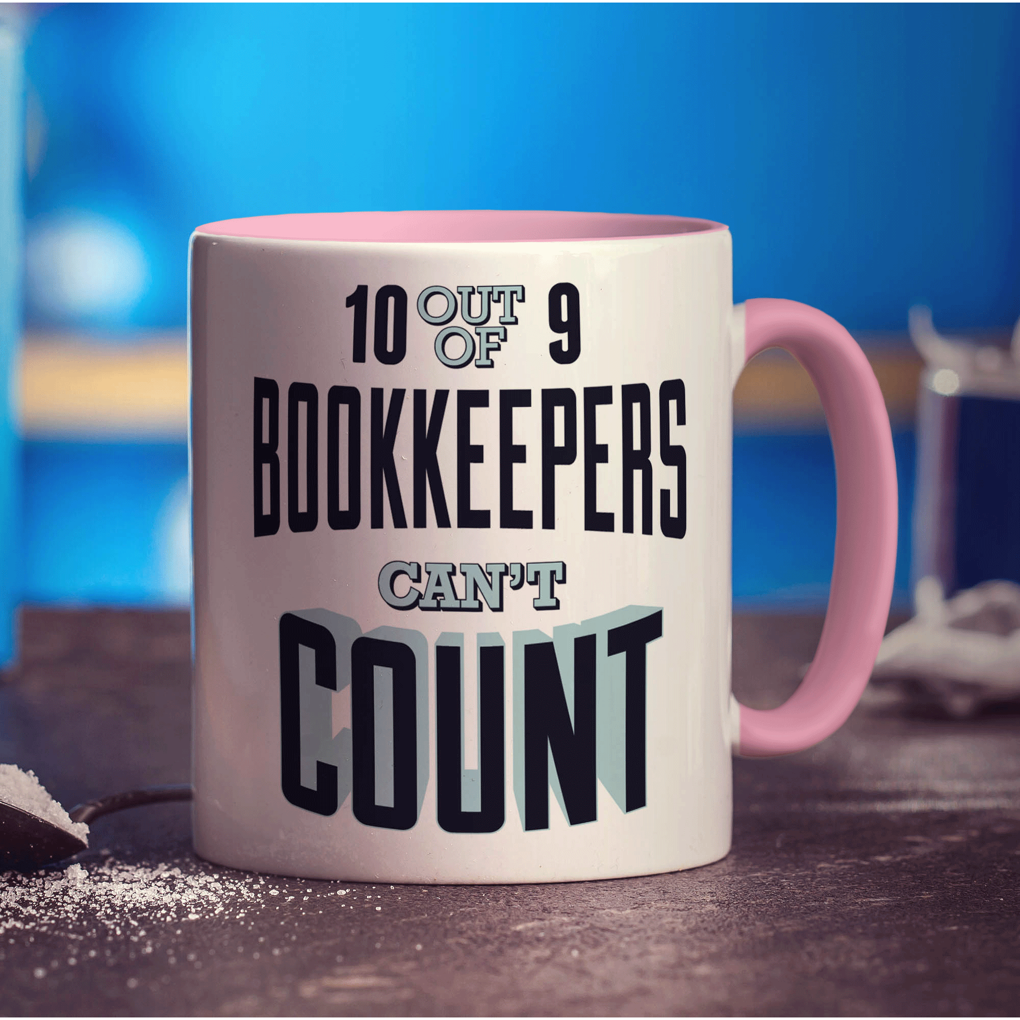 10 out of 9 Bookkeepers Can't Count Mug