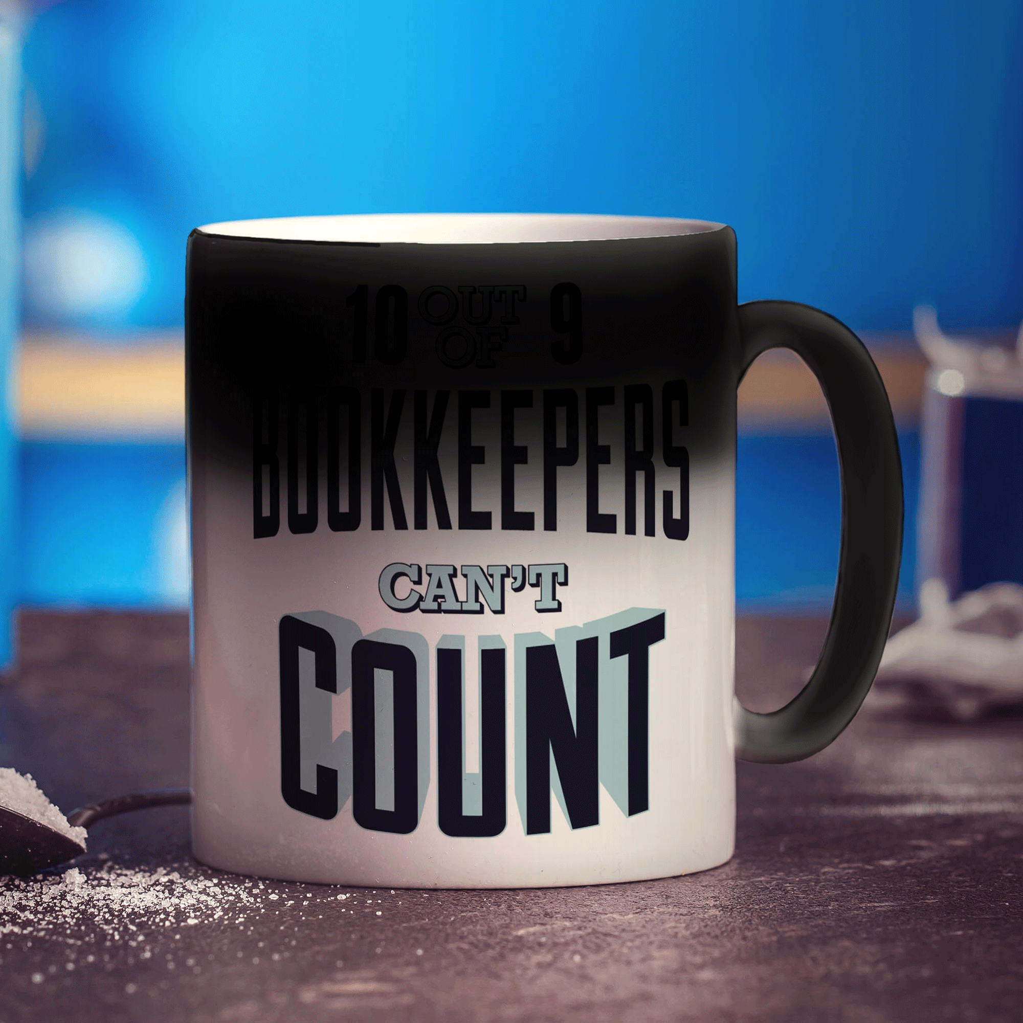 10 out of 9 Bookkeepers Can't Count Mug