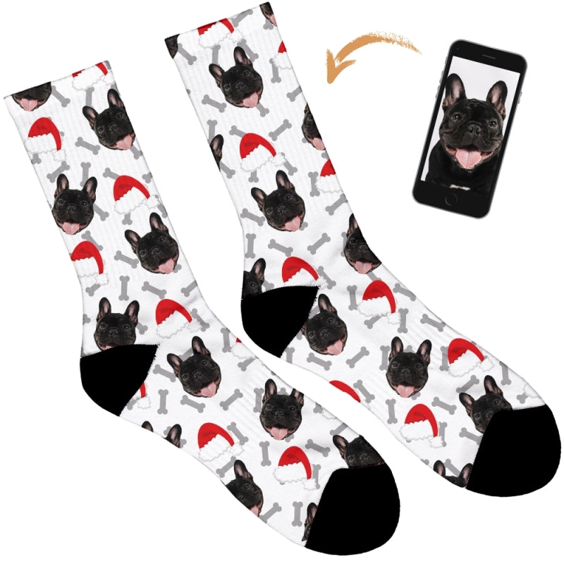 Your Dog on Christmas Socks