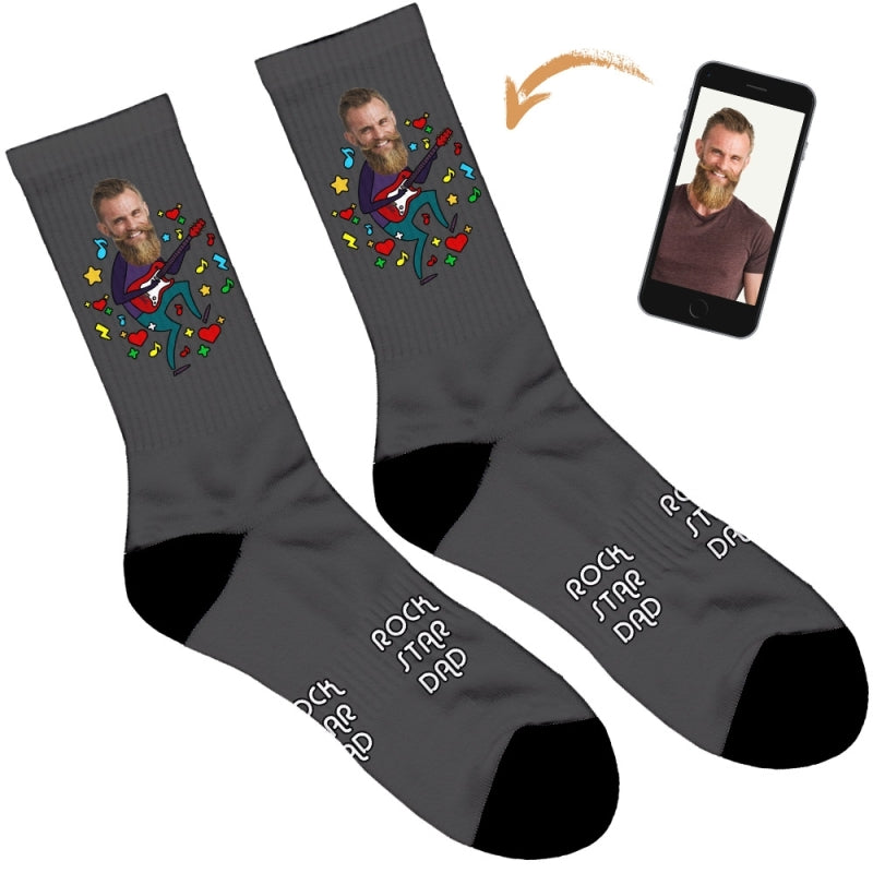Rock Star Dad Socks
