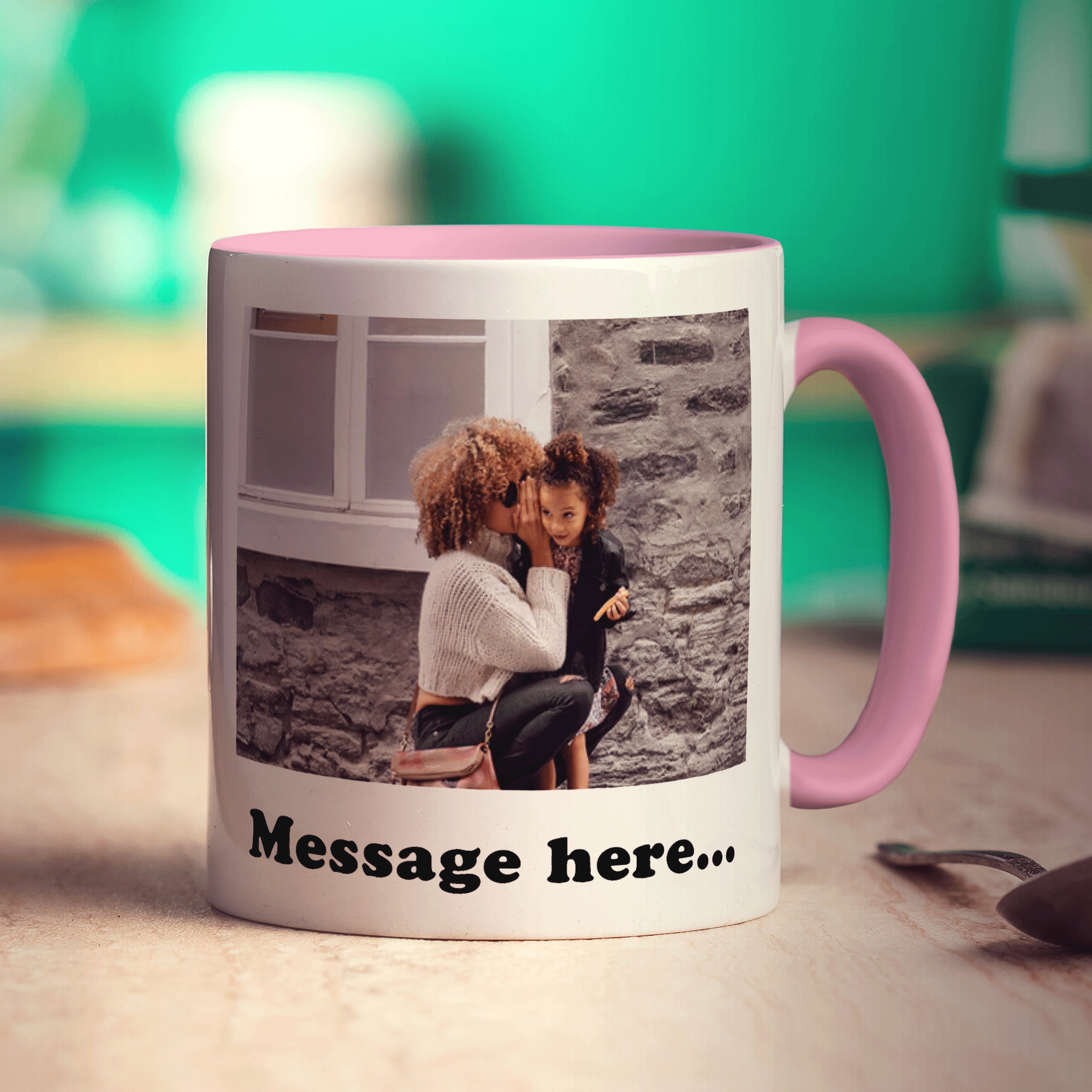 Photo Mug with Caption