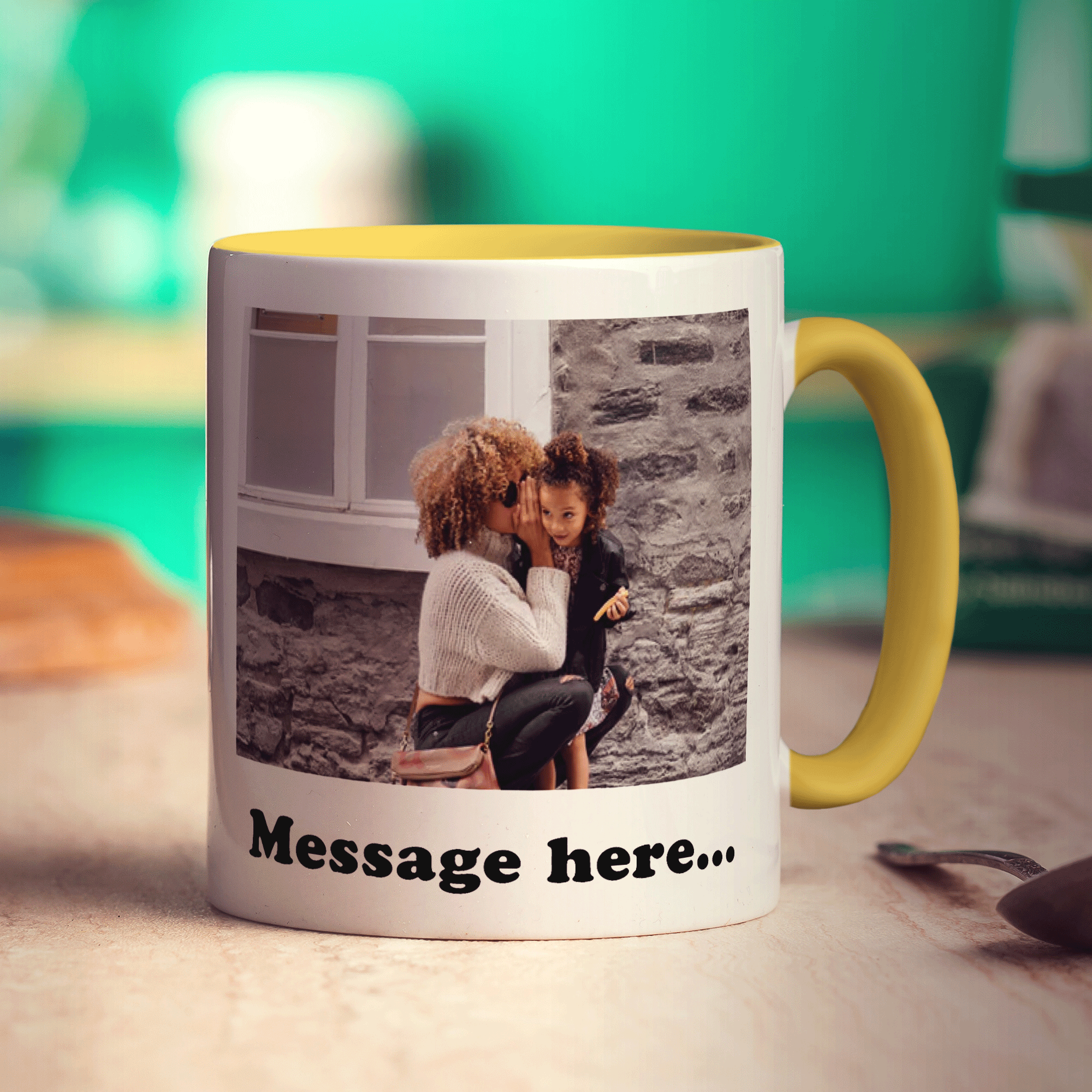 Photo Mug with Caption
