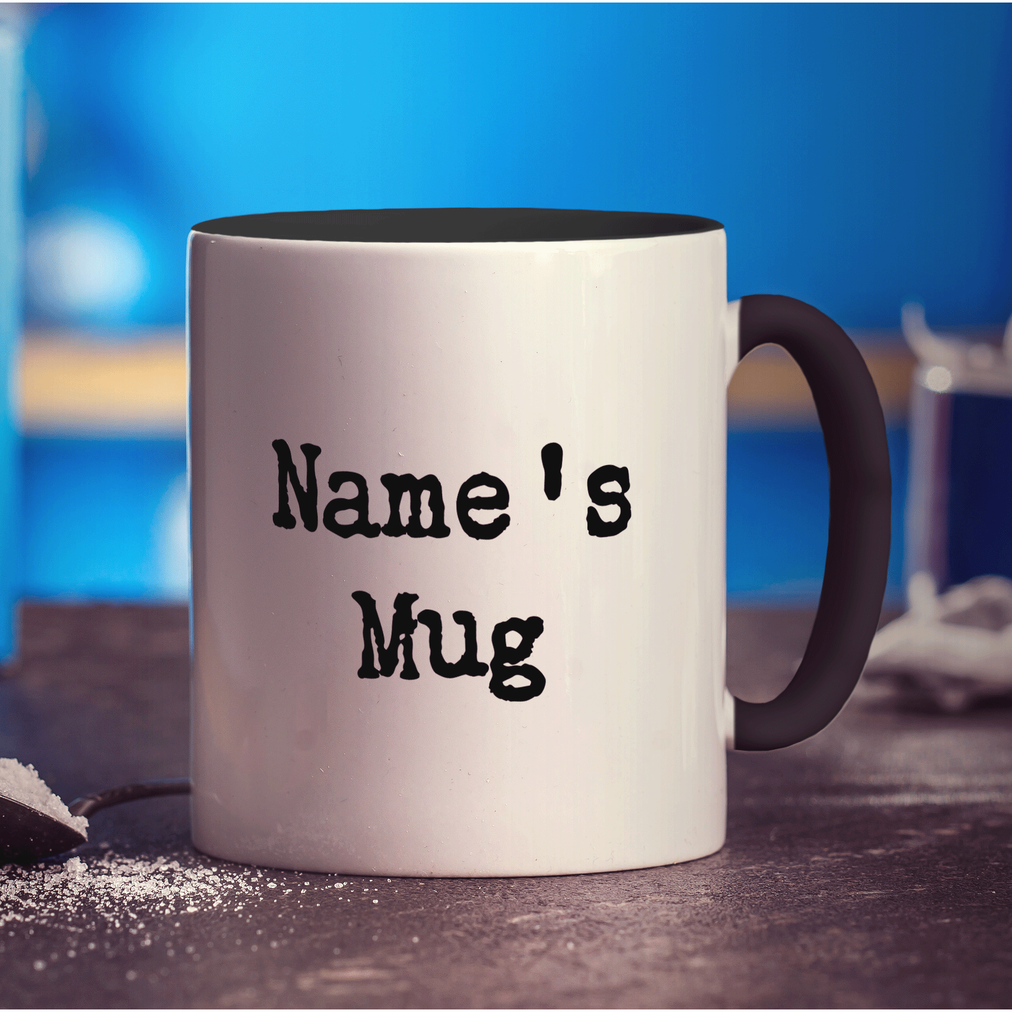 Personalised Name Mug - Typewriter Text