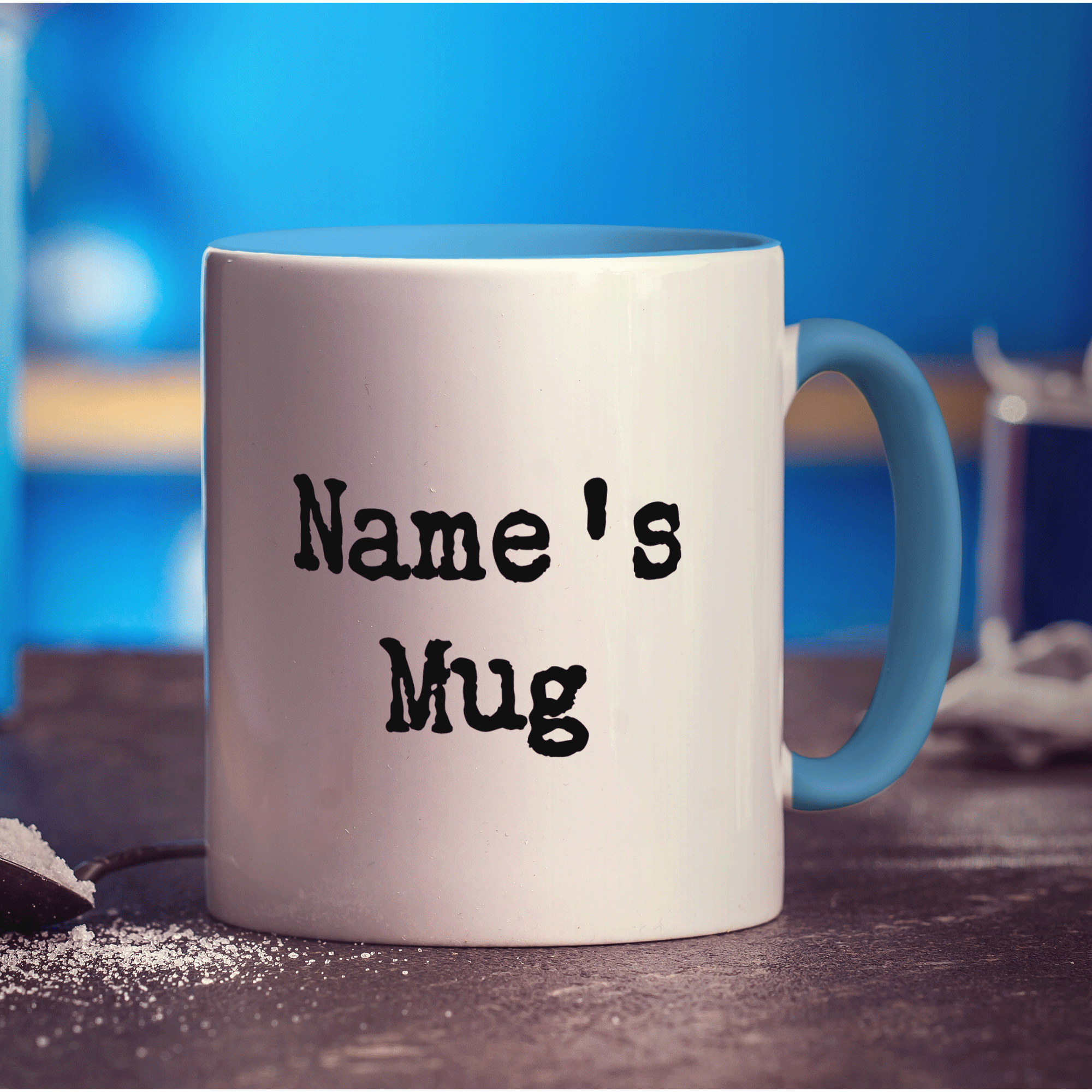 Personalised Name Mug - Typewriter Text
