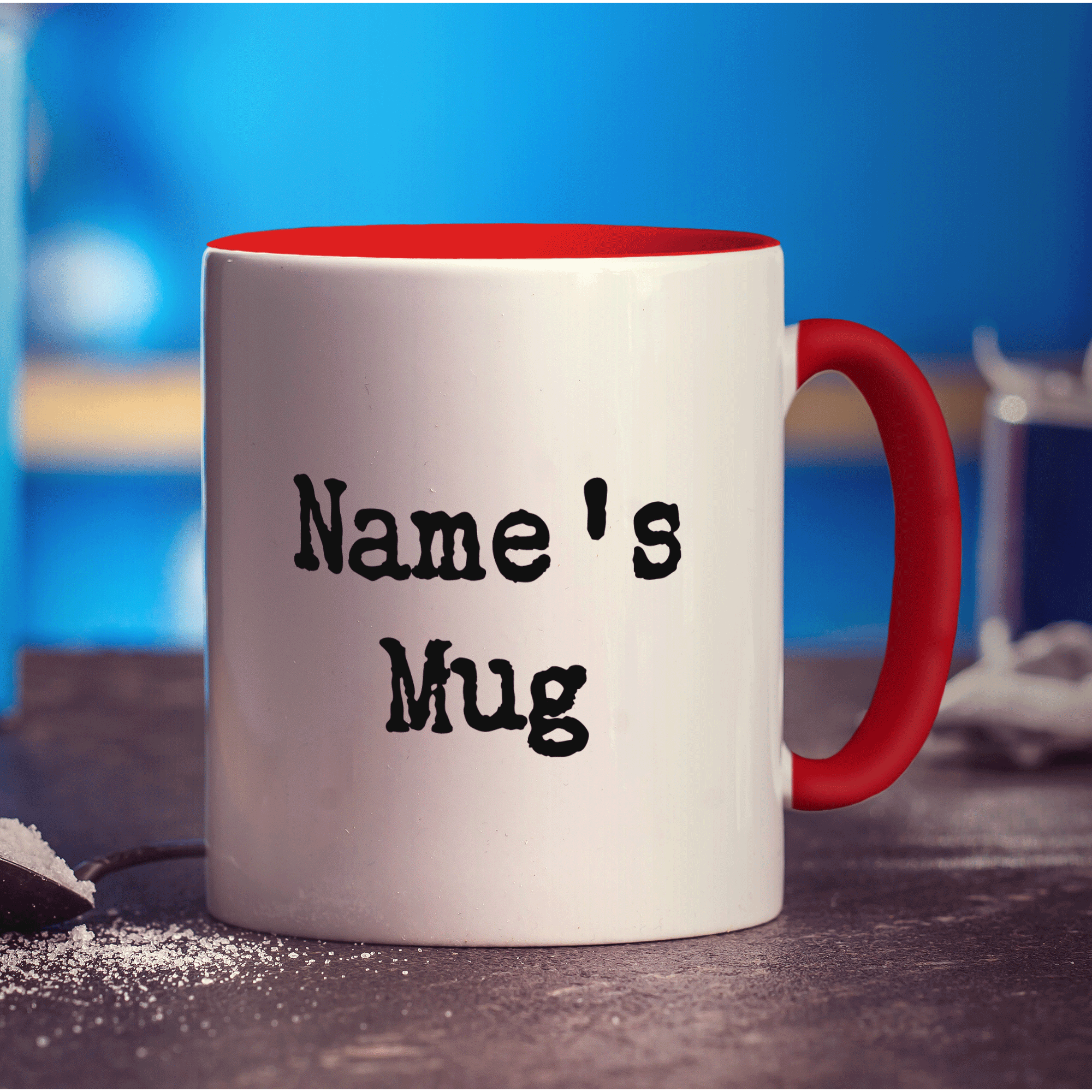Personalised Name Mug - Typewriter Text