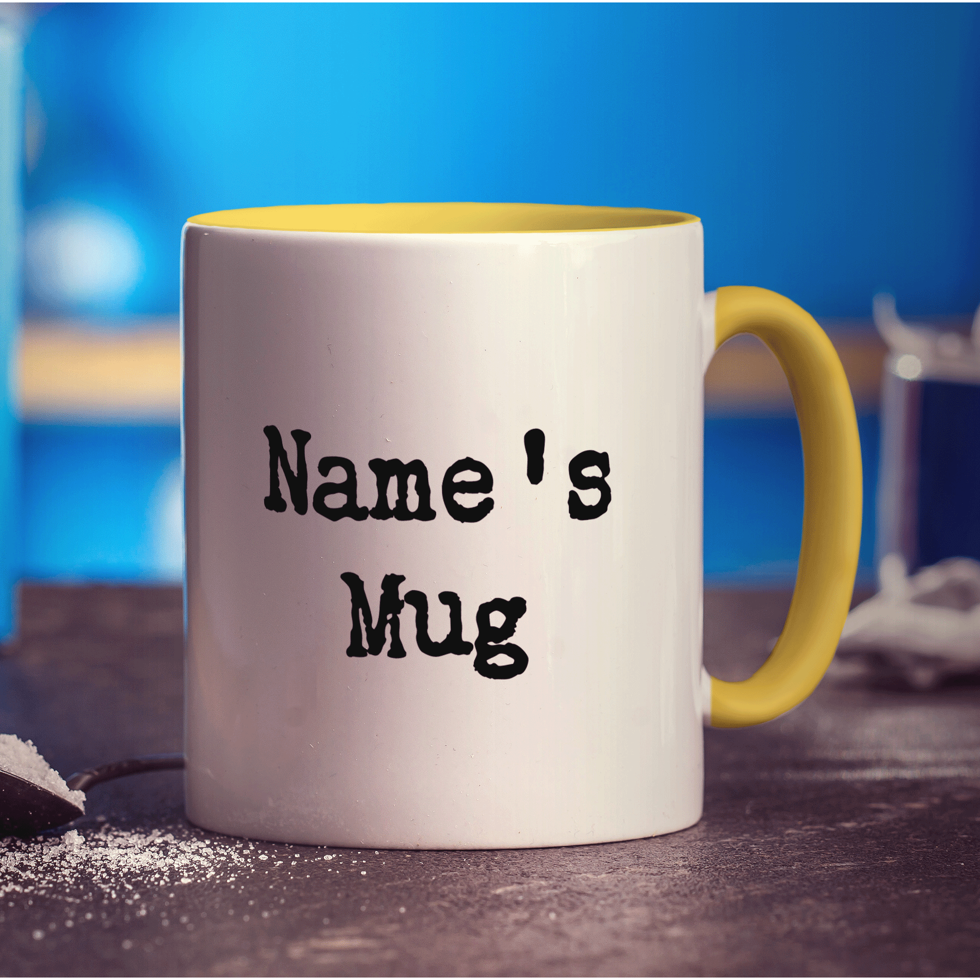 Personalised Name Mug - Typewriter Text