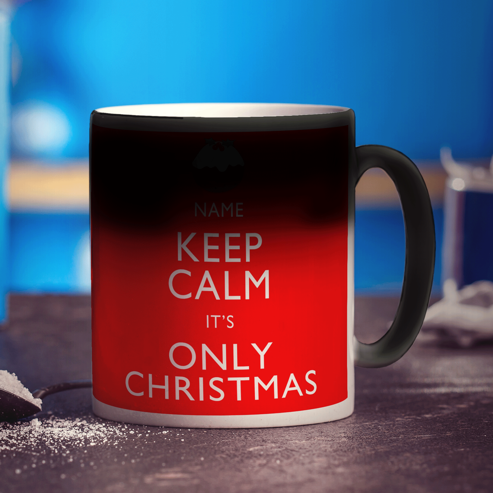 Keep Calm It's Only Christmas Personalised Mug