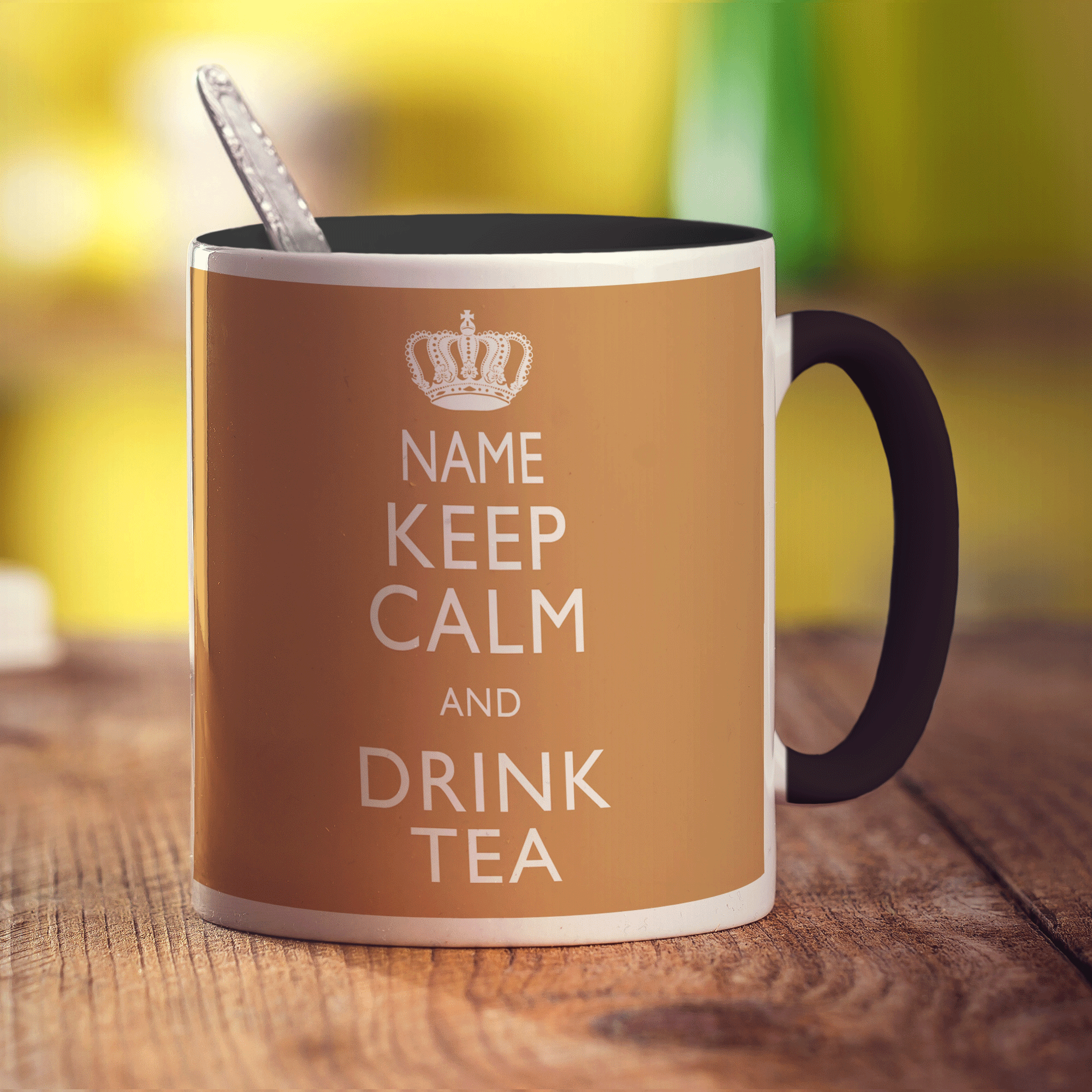 Keep Calm and Drink Tea Personalised Mug