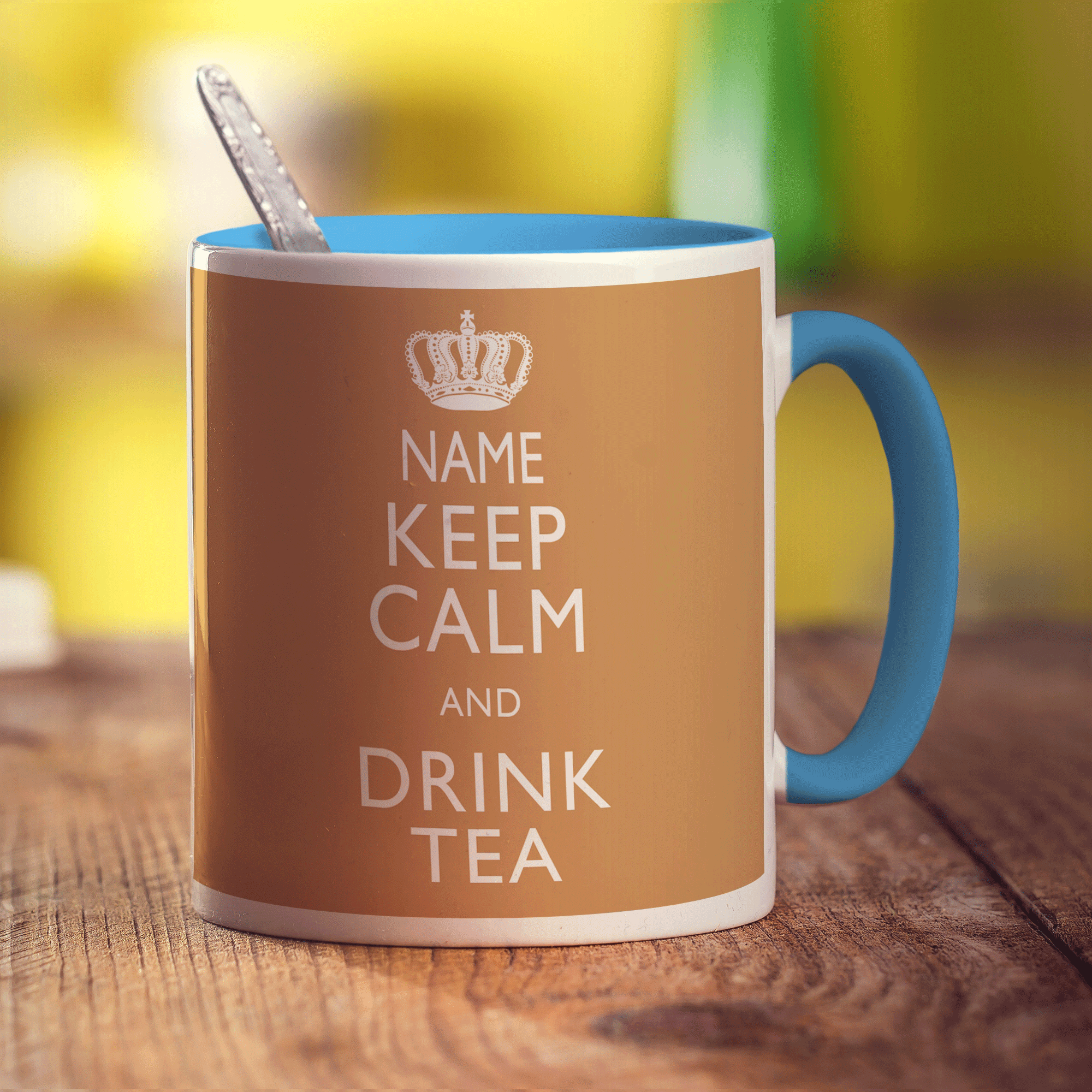 Keep Calm and Drink Tea Personalised Mug