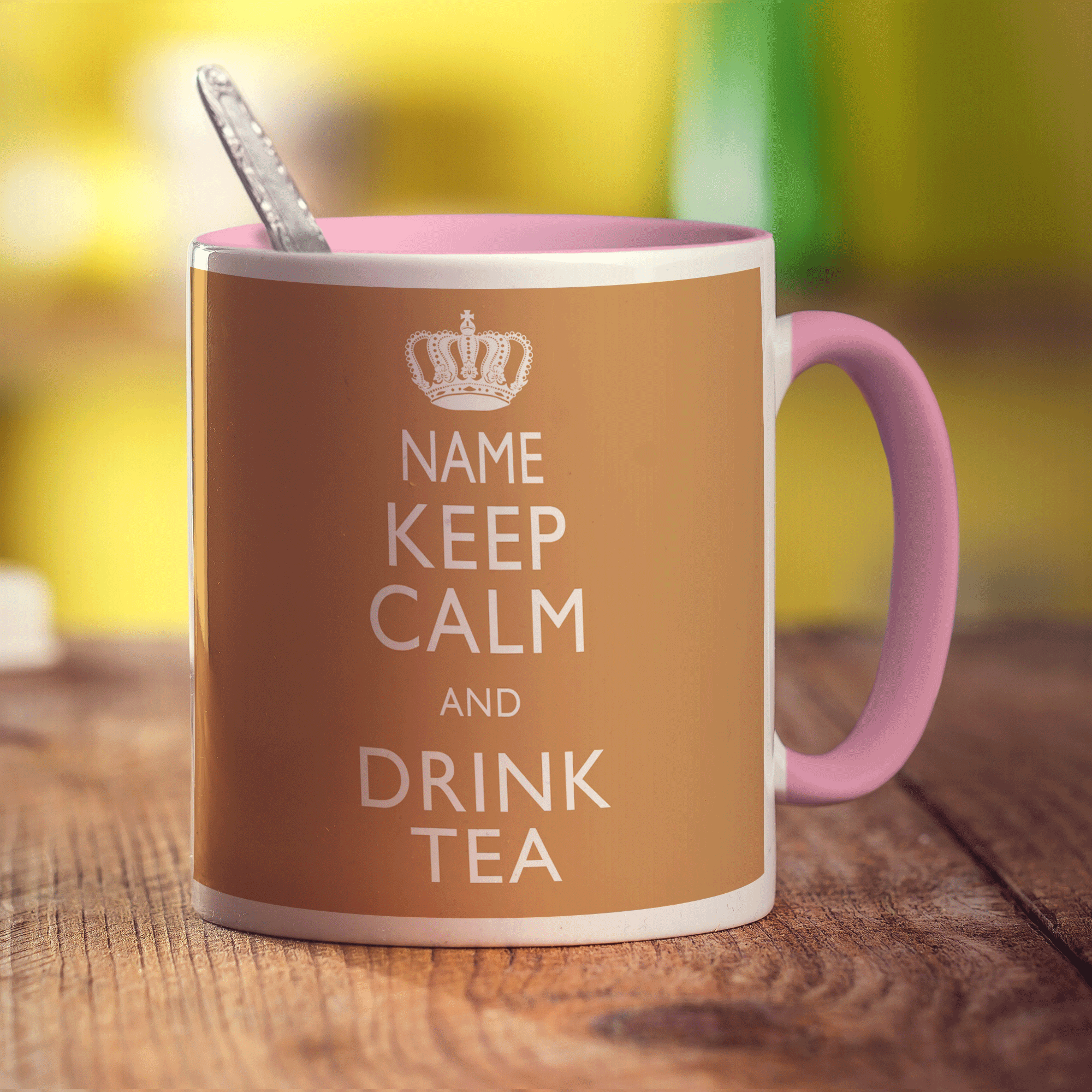 Keep Calm and Drink Tea Personalised Mug