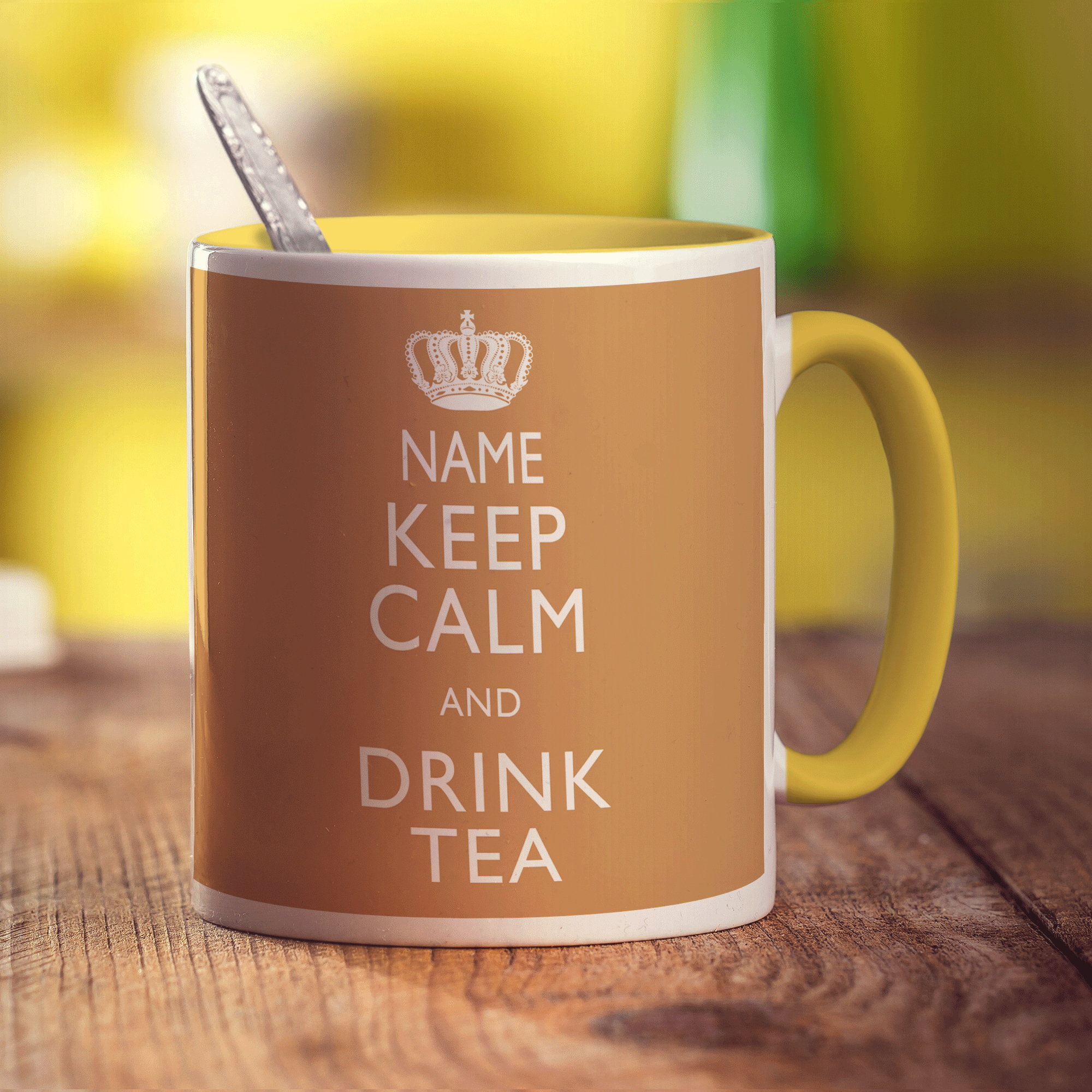 Keep Calm and Drink Tea Personalised Mug