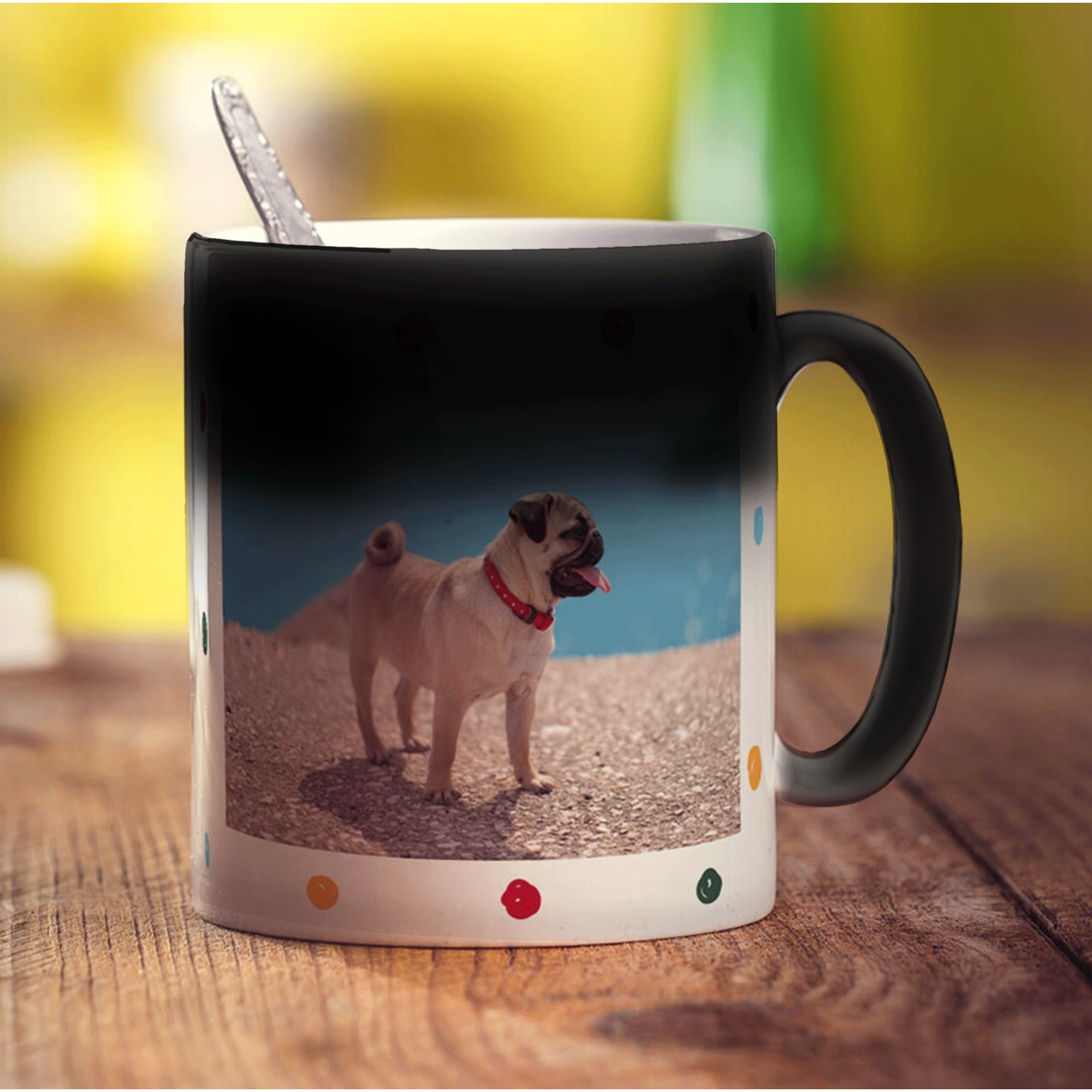 Dotty Photo Mug