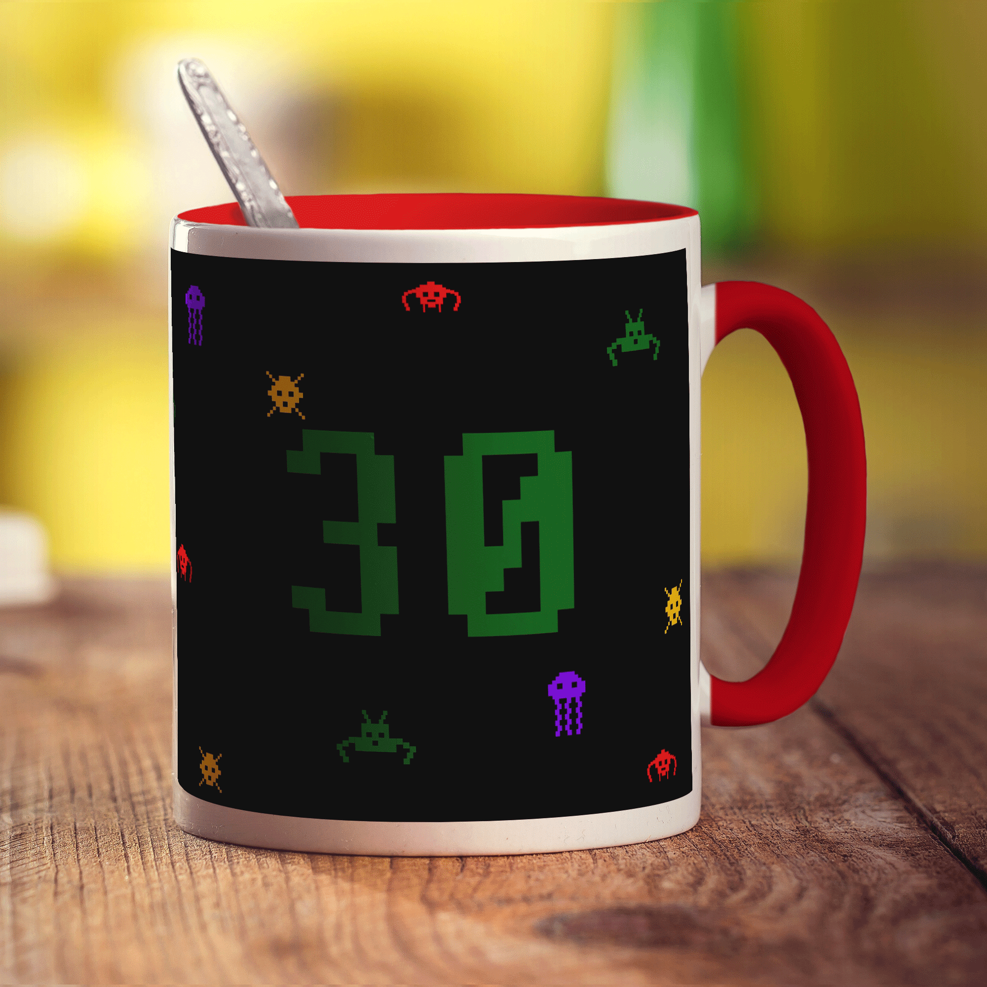 Retro Computer Game Mug - Birthday - Standard 330ml (11oz) / Red