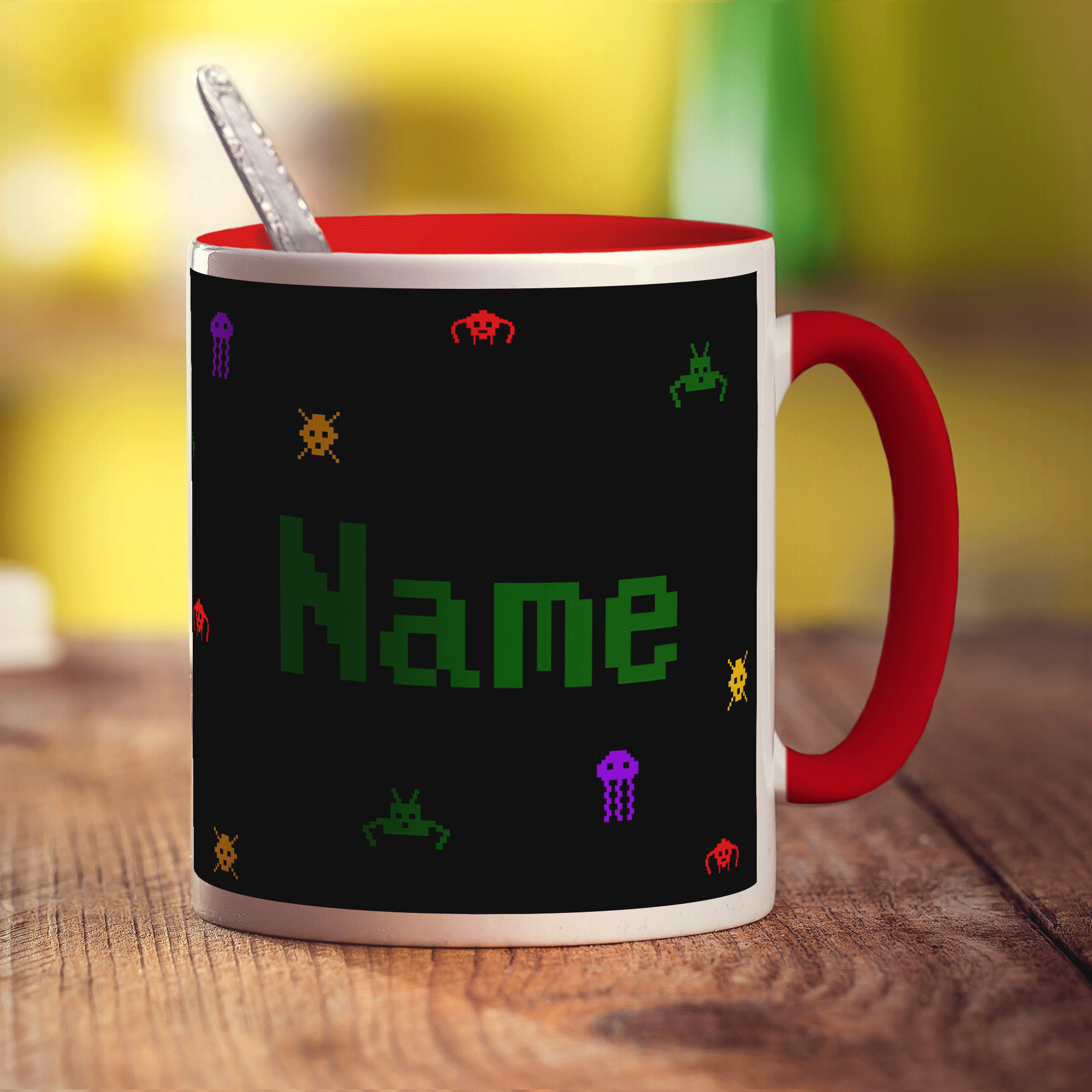 Retro Computer Game Mug - Name