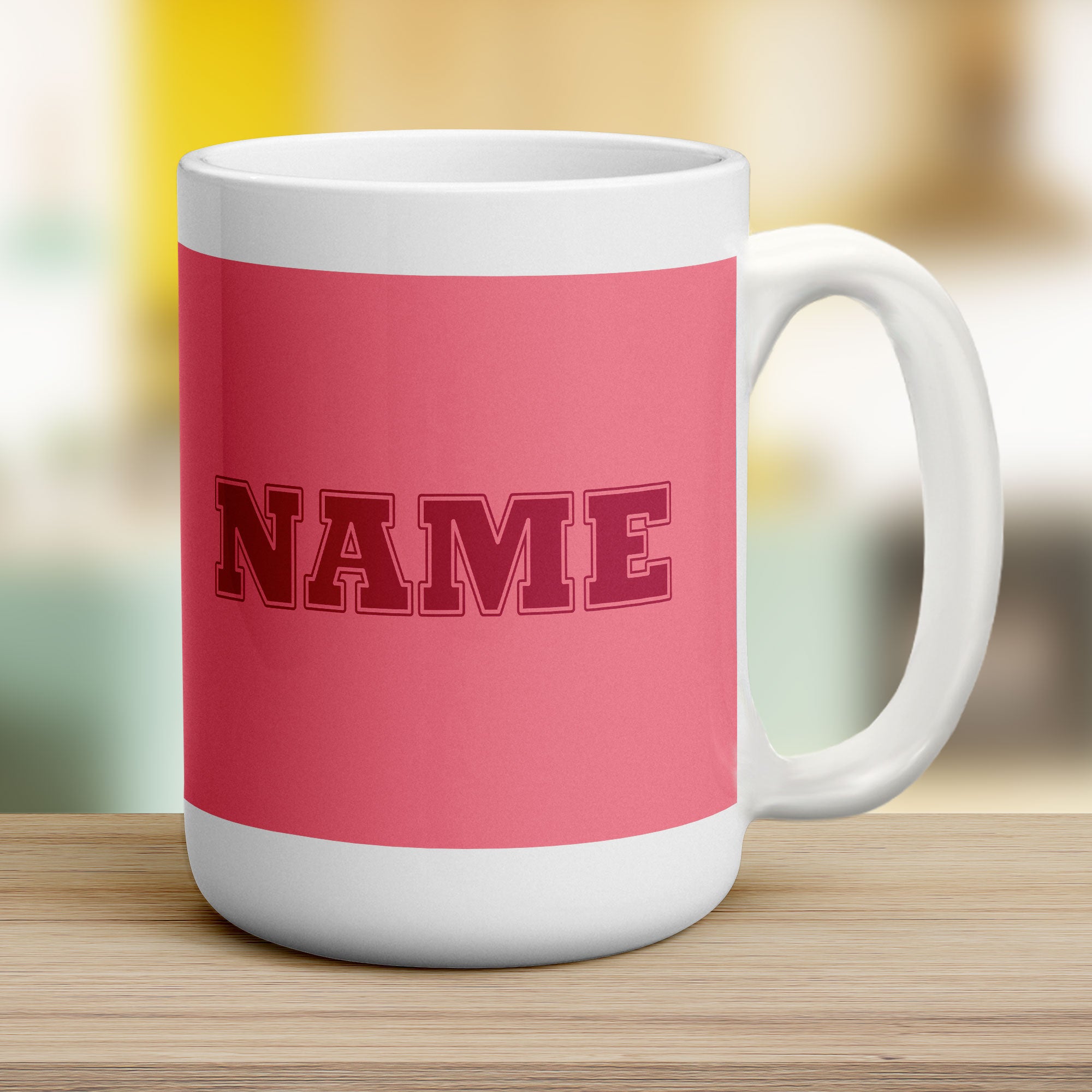 Team Name Mug - Pink
