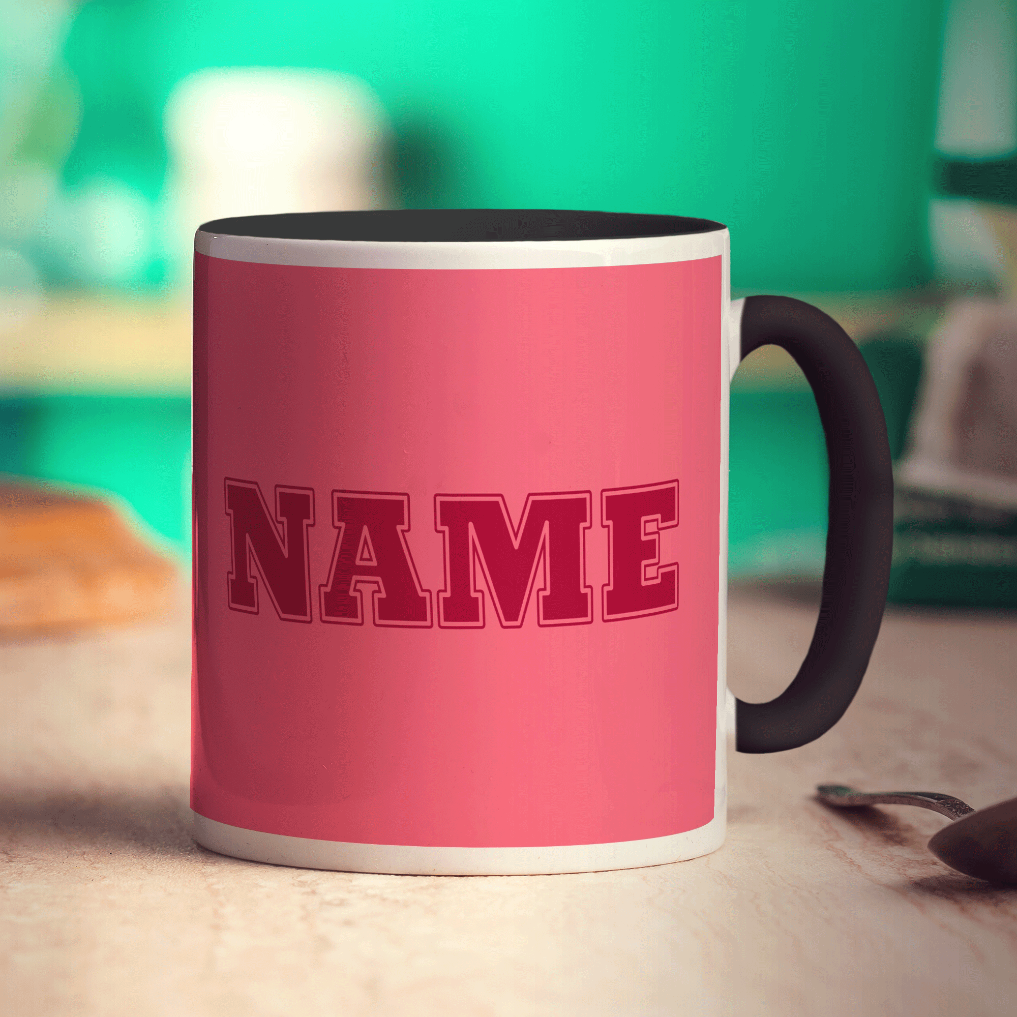 Team Name Mug - Pink