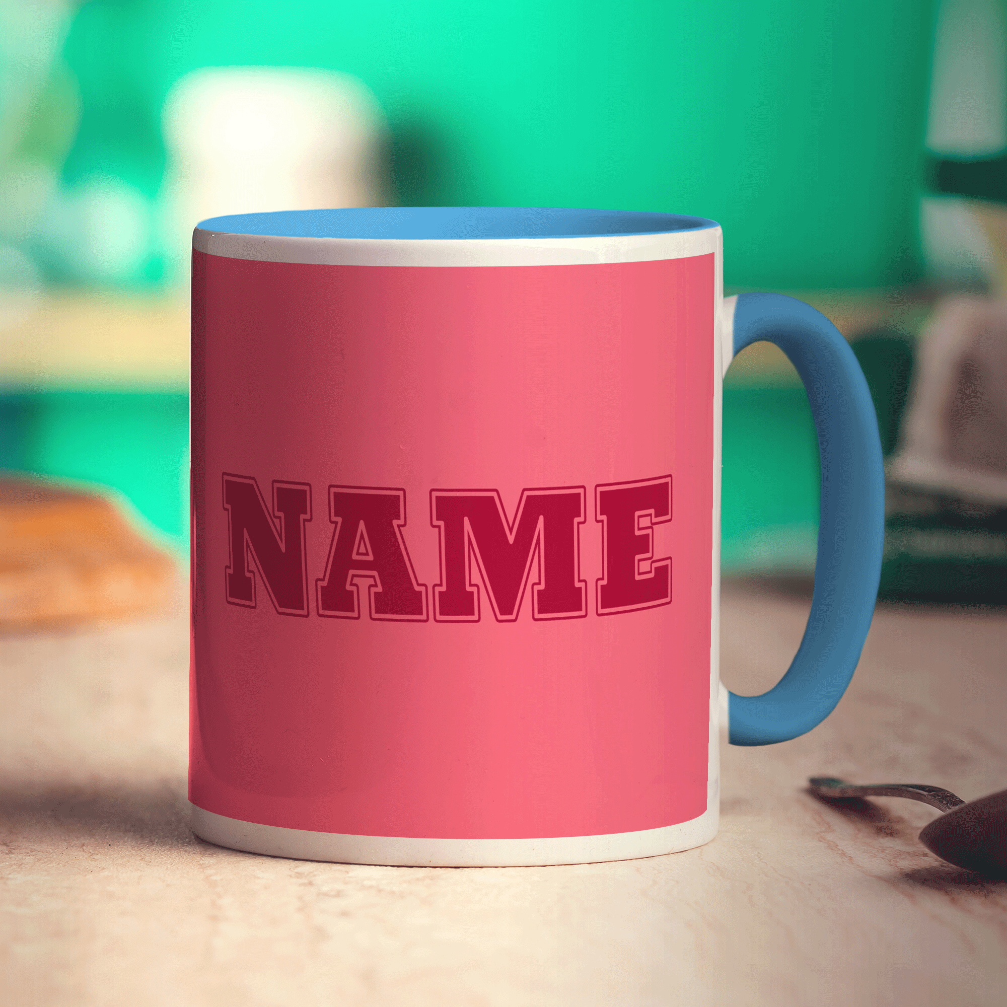 Team Name Mug - Pink