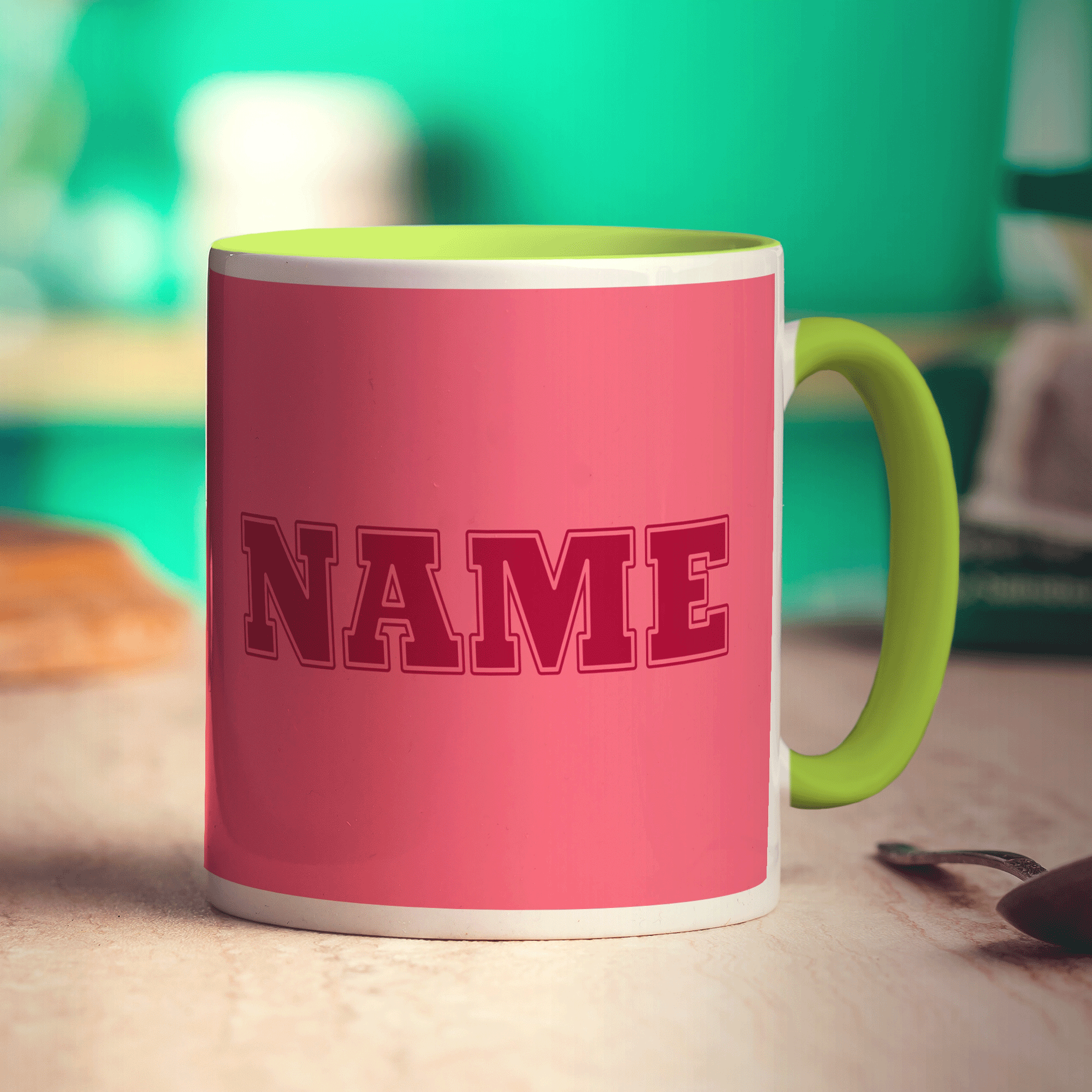 Team Name Mug - Pink