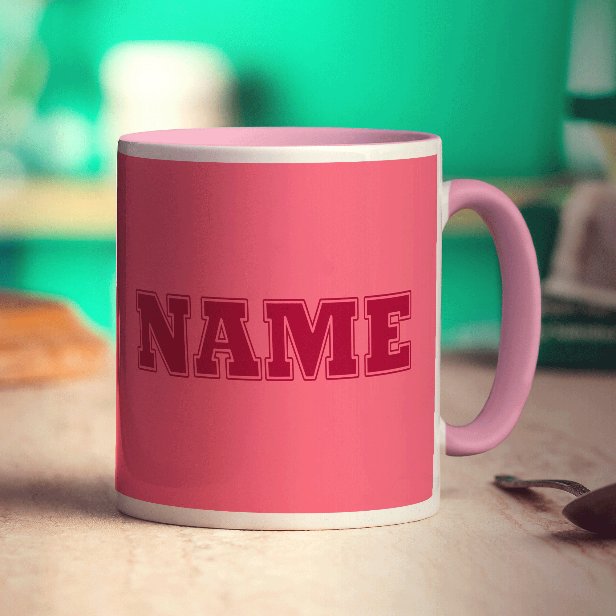 Team Name Mug - Pink