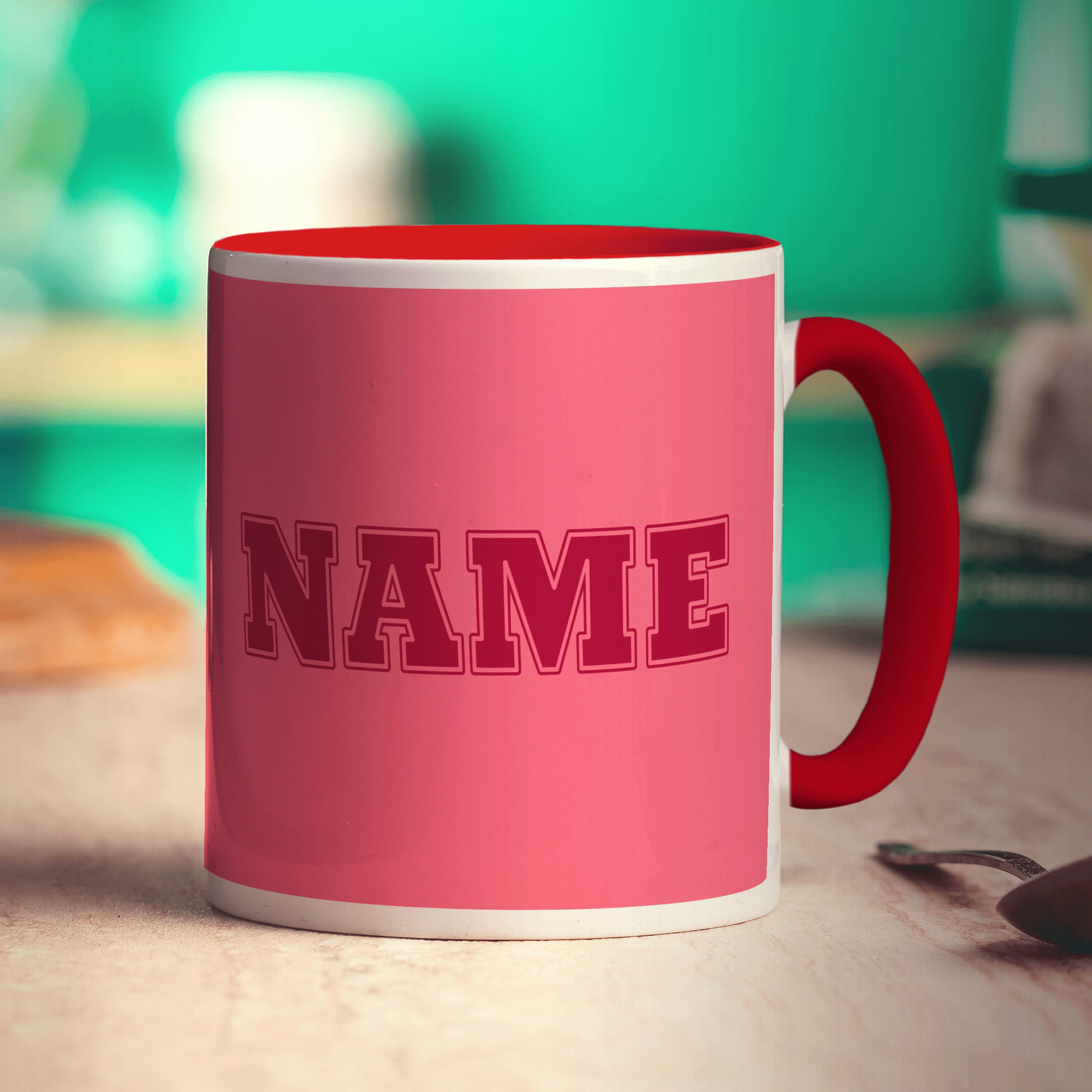 Team Name Mug - Pink