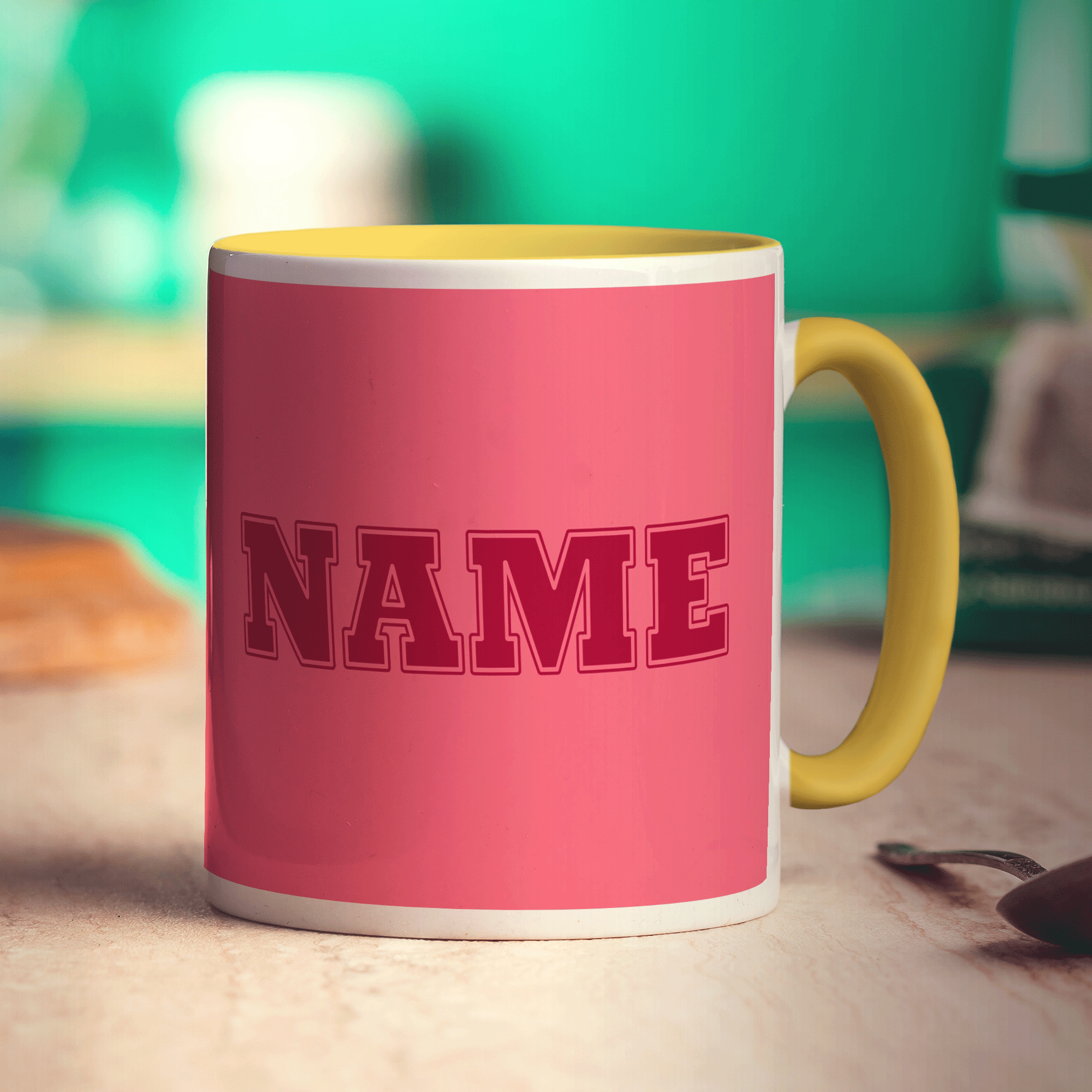 Team Name Mug - Pink