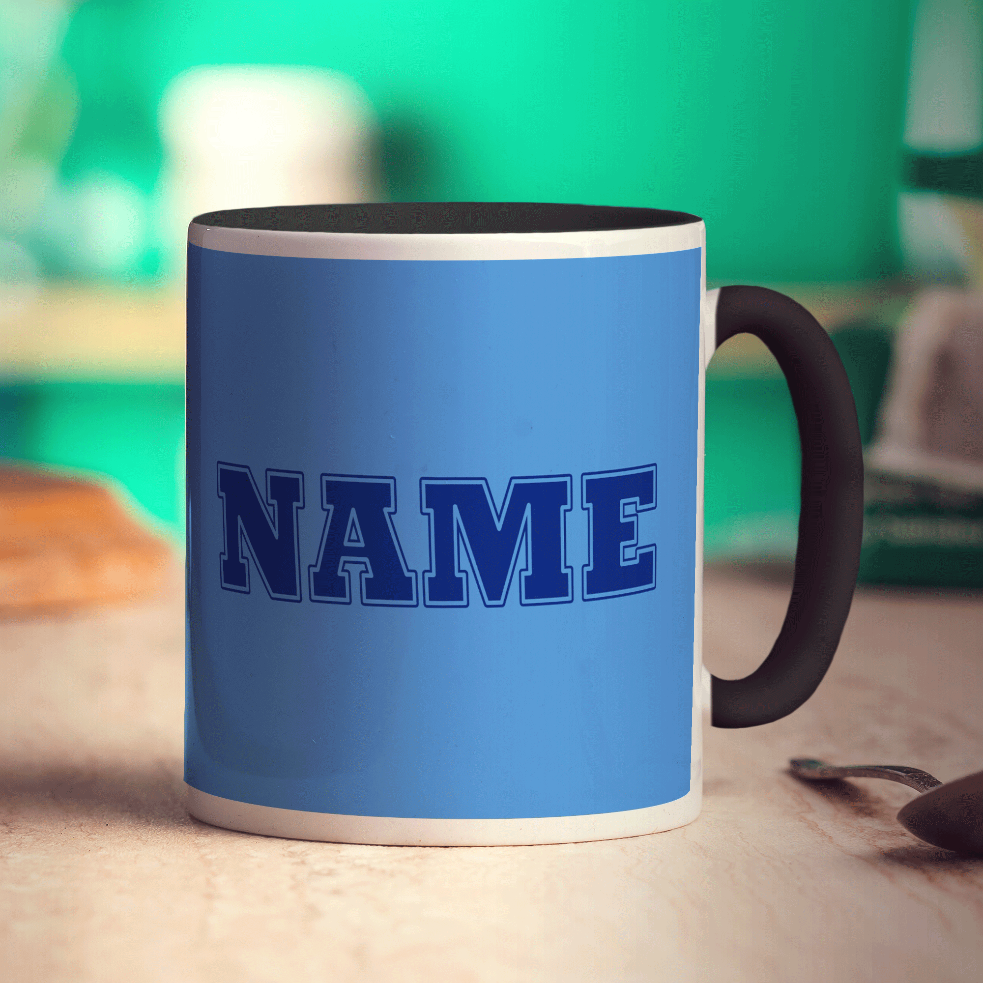 Team Name Mug - Blue