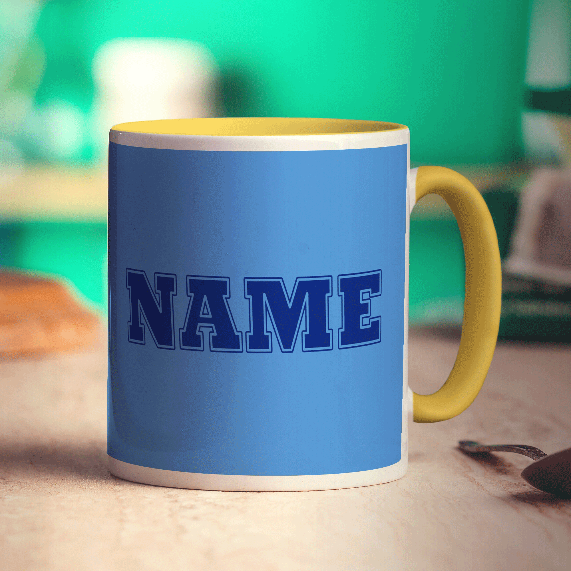 Team Name Mug - Blue
