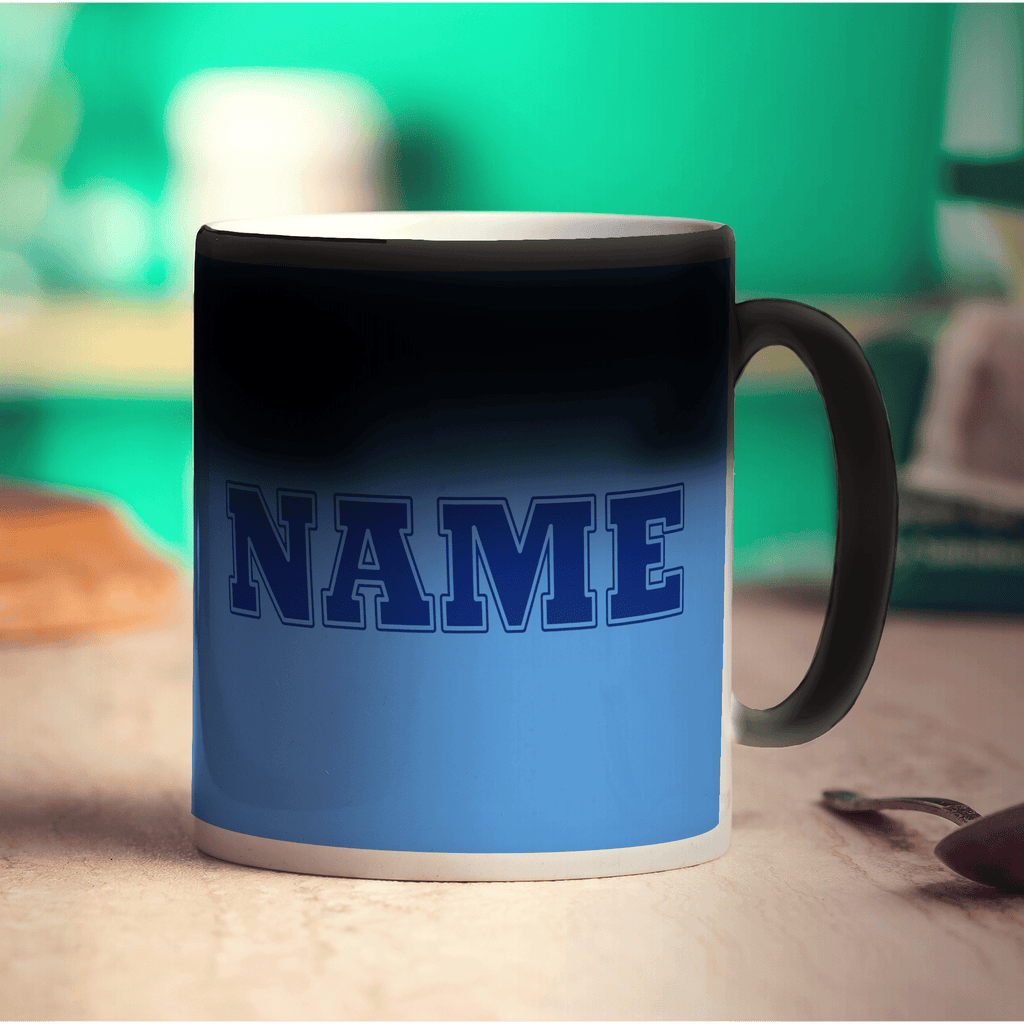 Team Name Mug - Blue - Standard 330ml (11oz) / Magic Mug