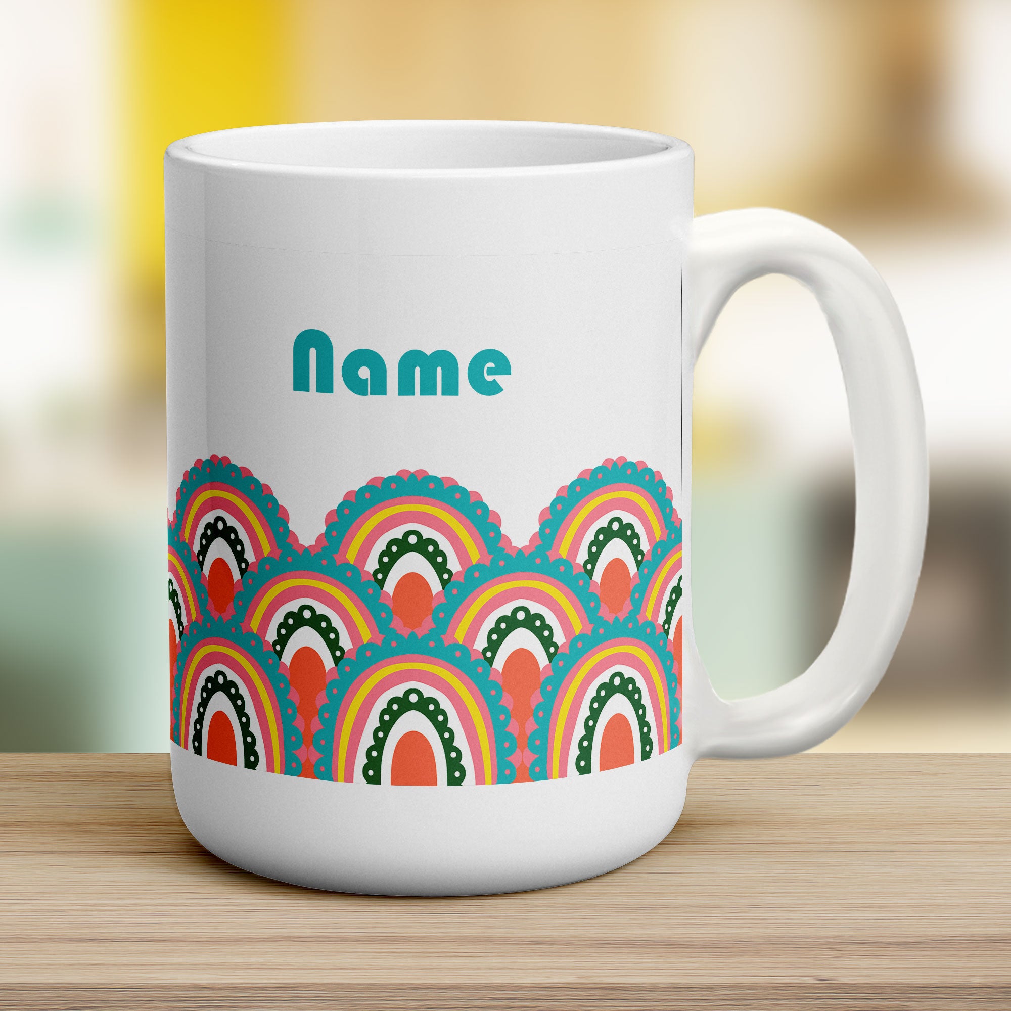 Retro Name Mug