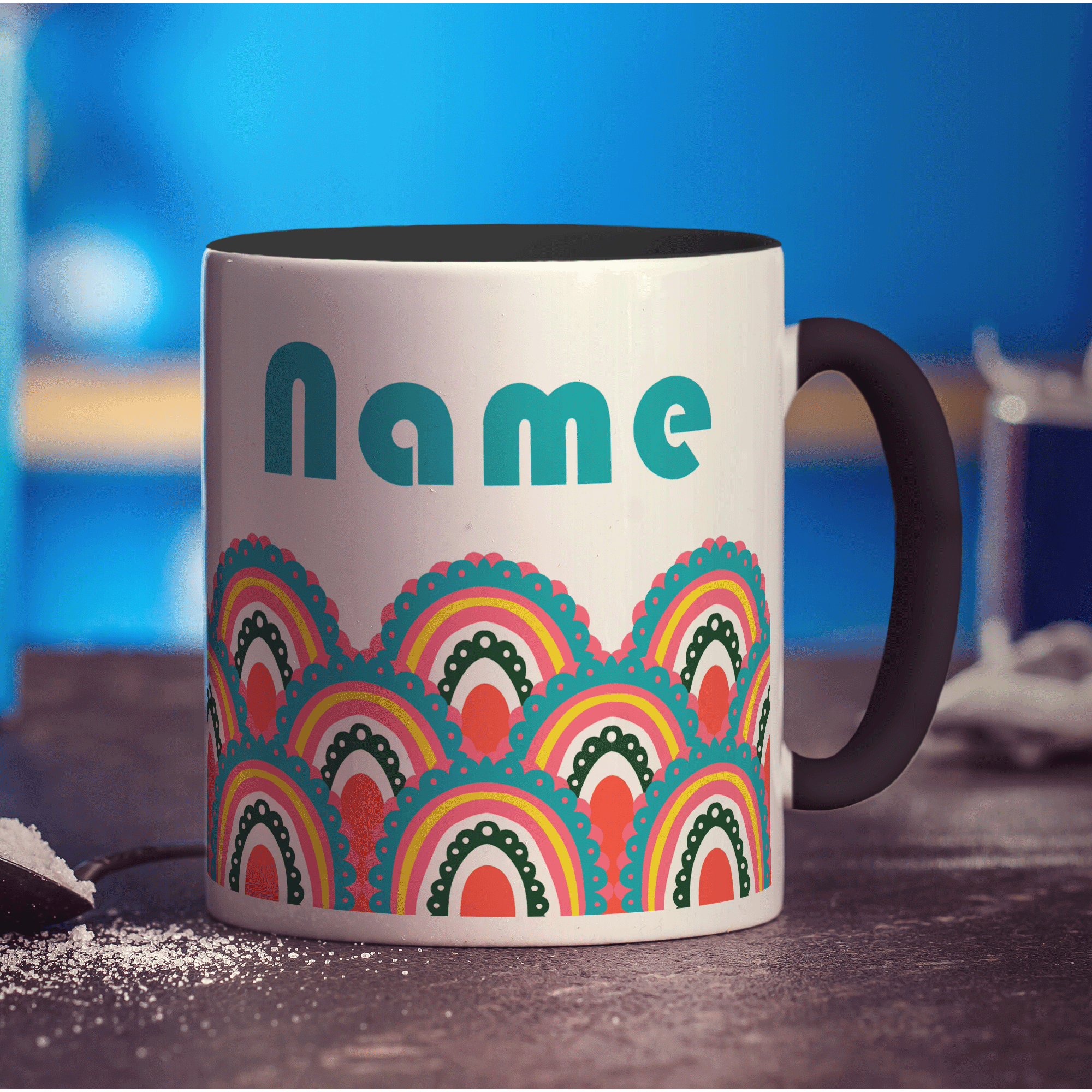 Retro Name Mug