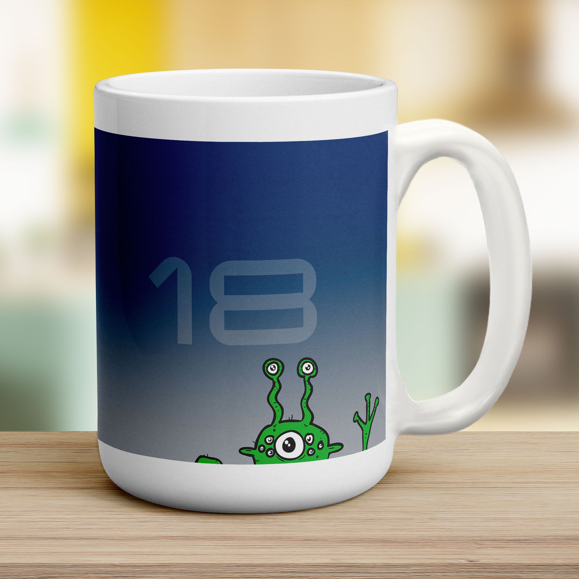 Alien Sci-Fi Birthday Mug