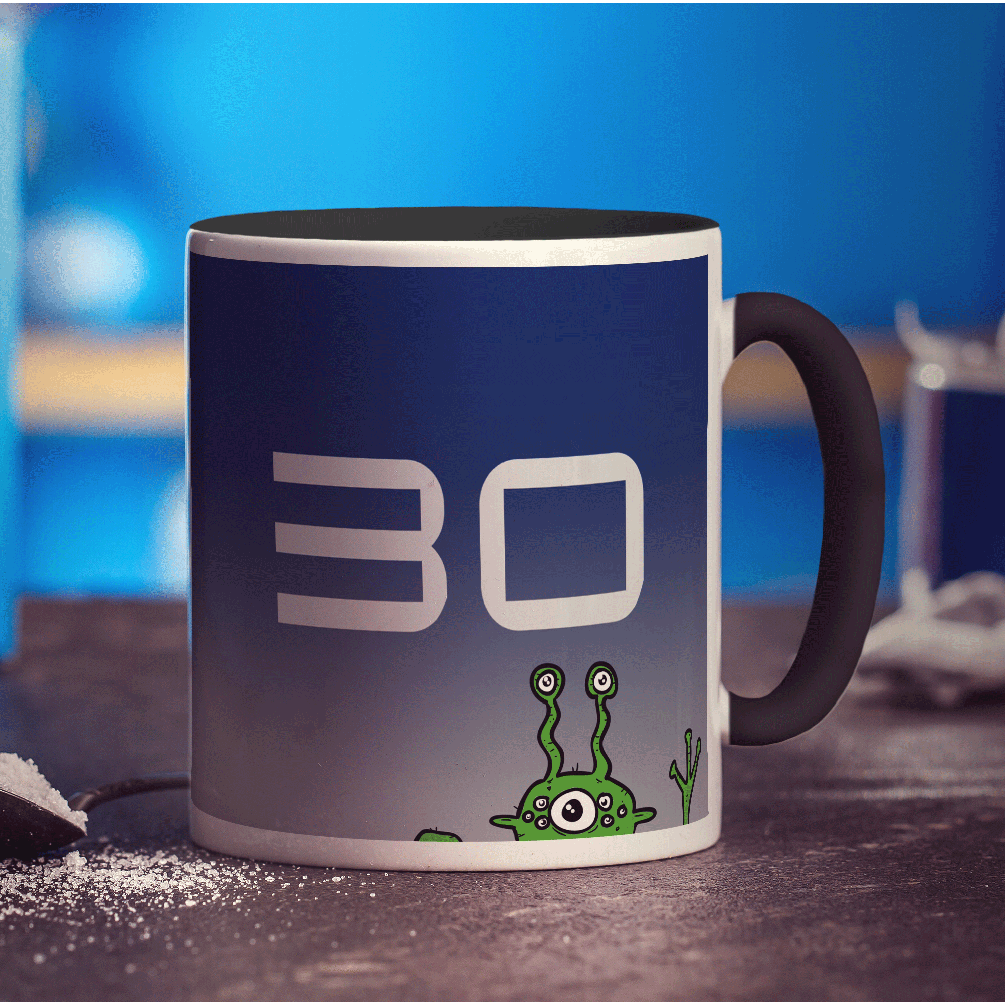 Alien Sci-Fi Birthday Mug