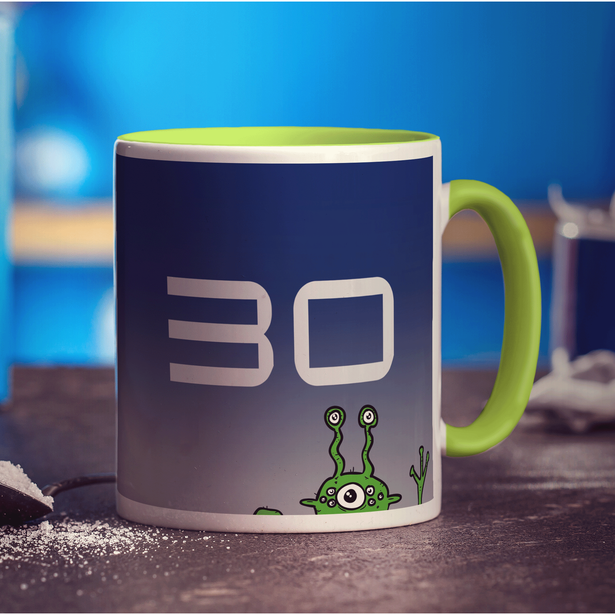 Alien Sci-Fi Birthday Mug