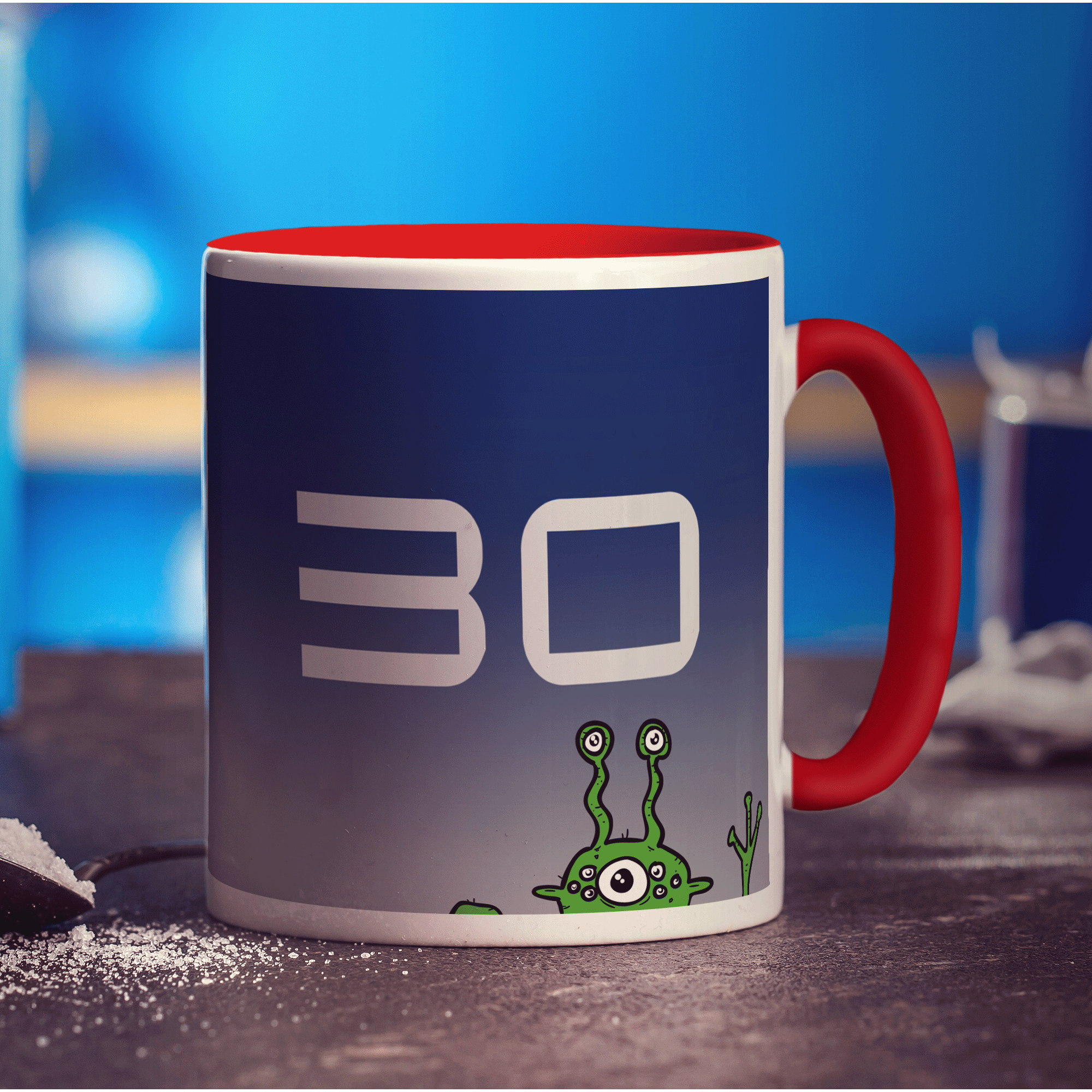 Alien Sci-Fi Birthday Mug