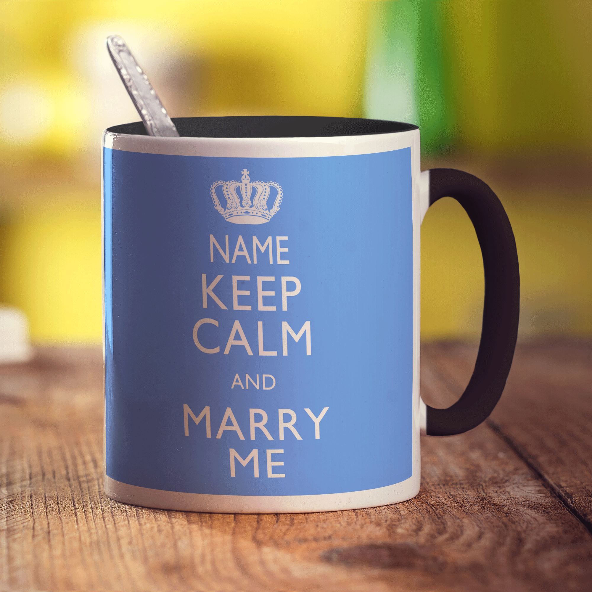Keep Calm and Marry Me - Standard 330ml (11oz) / Black