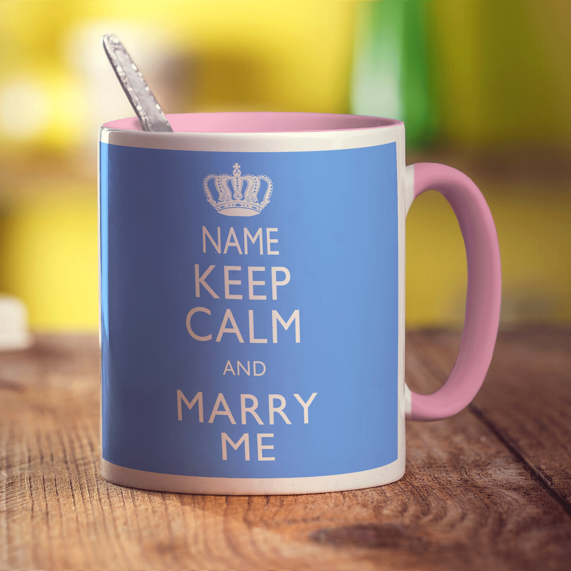 Keep Calm and Marry Me - Standard 330ml (11oz) / Pink