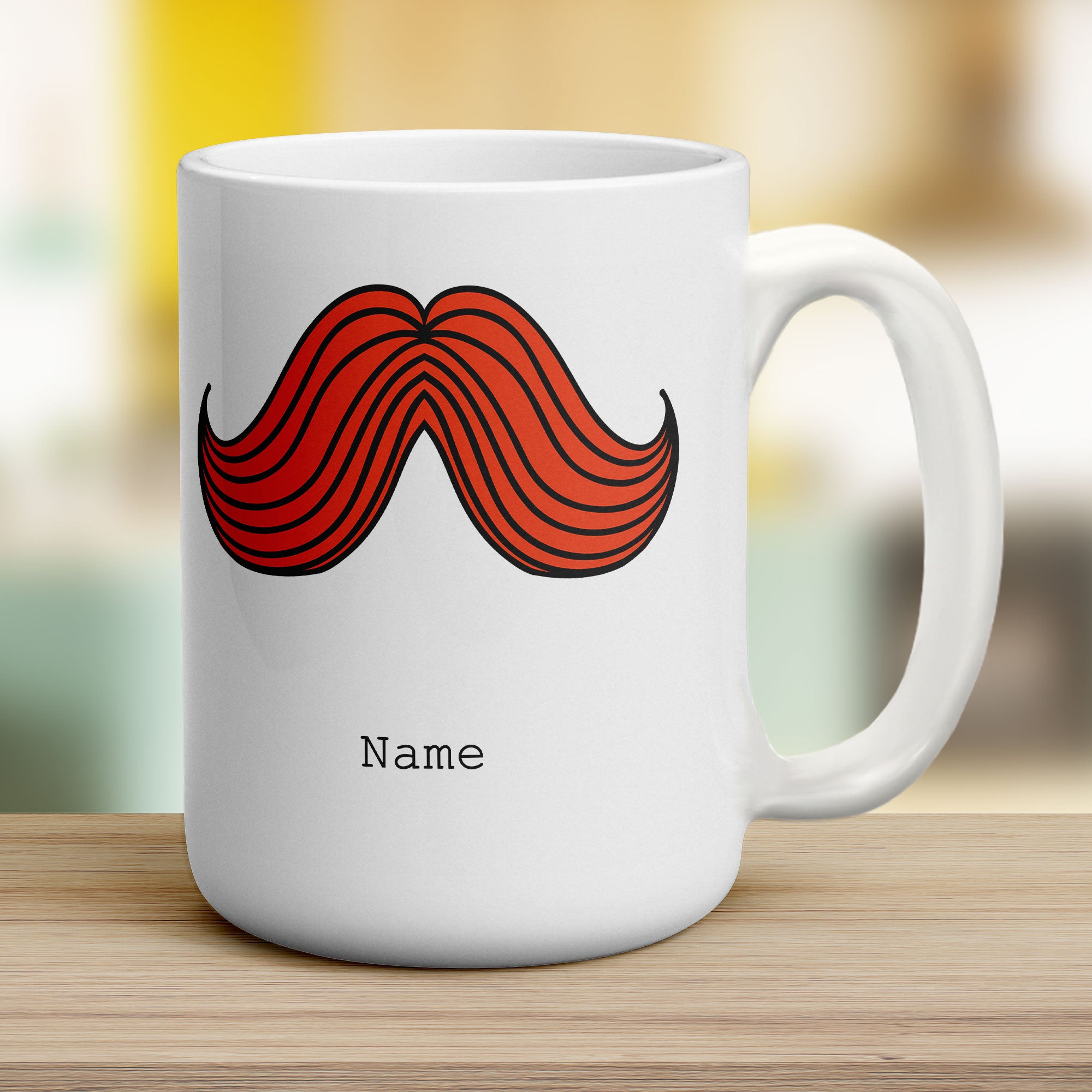 Ginger Moustache Mug