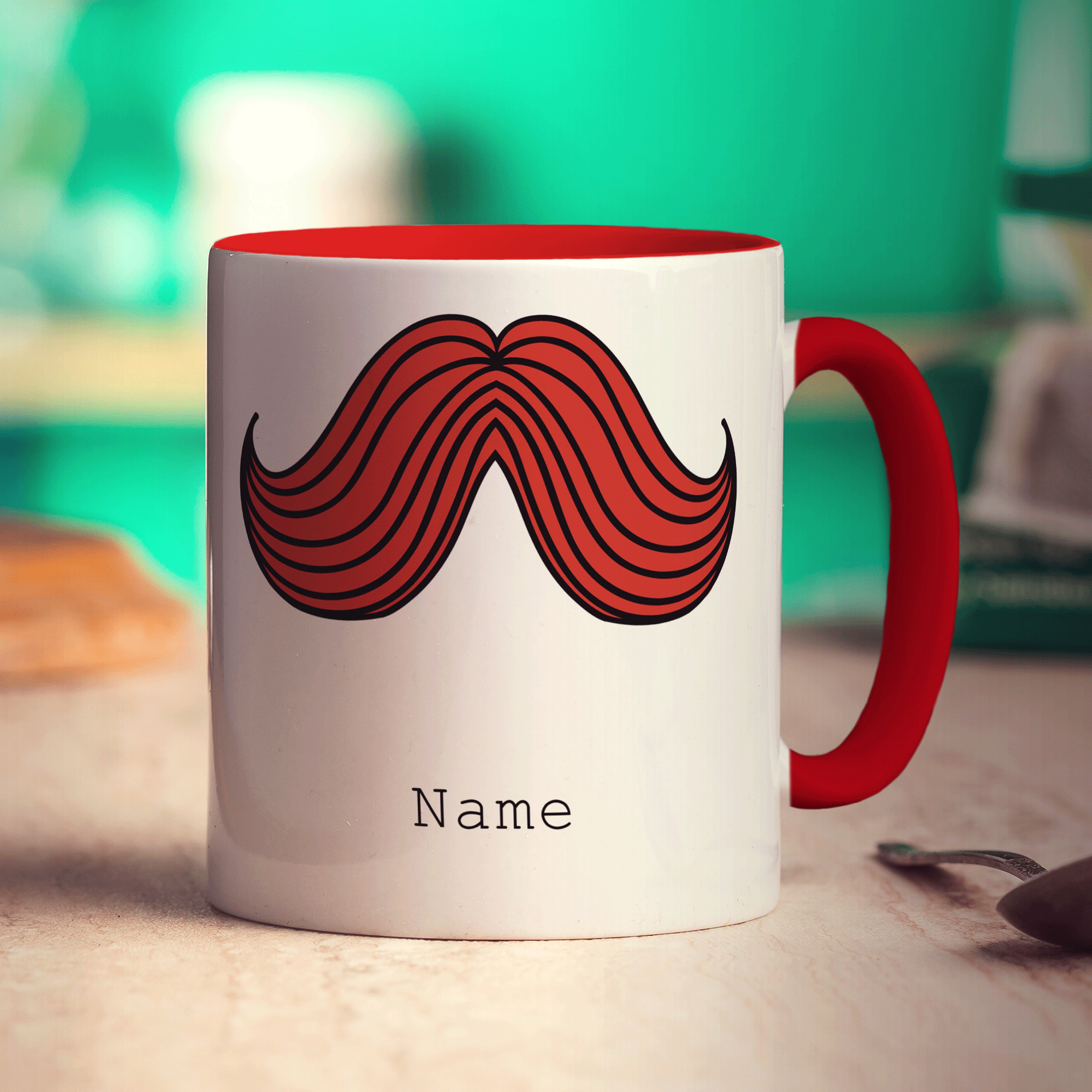 Ginger Moustache Mug